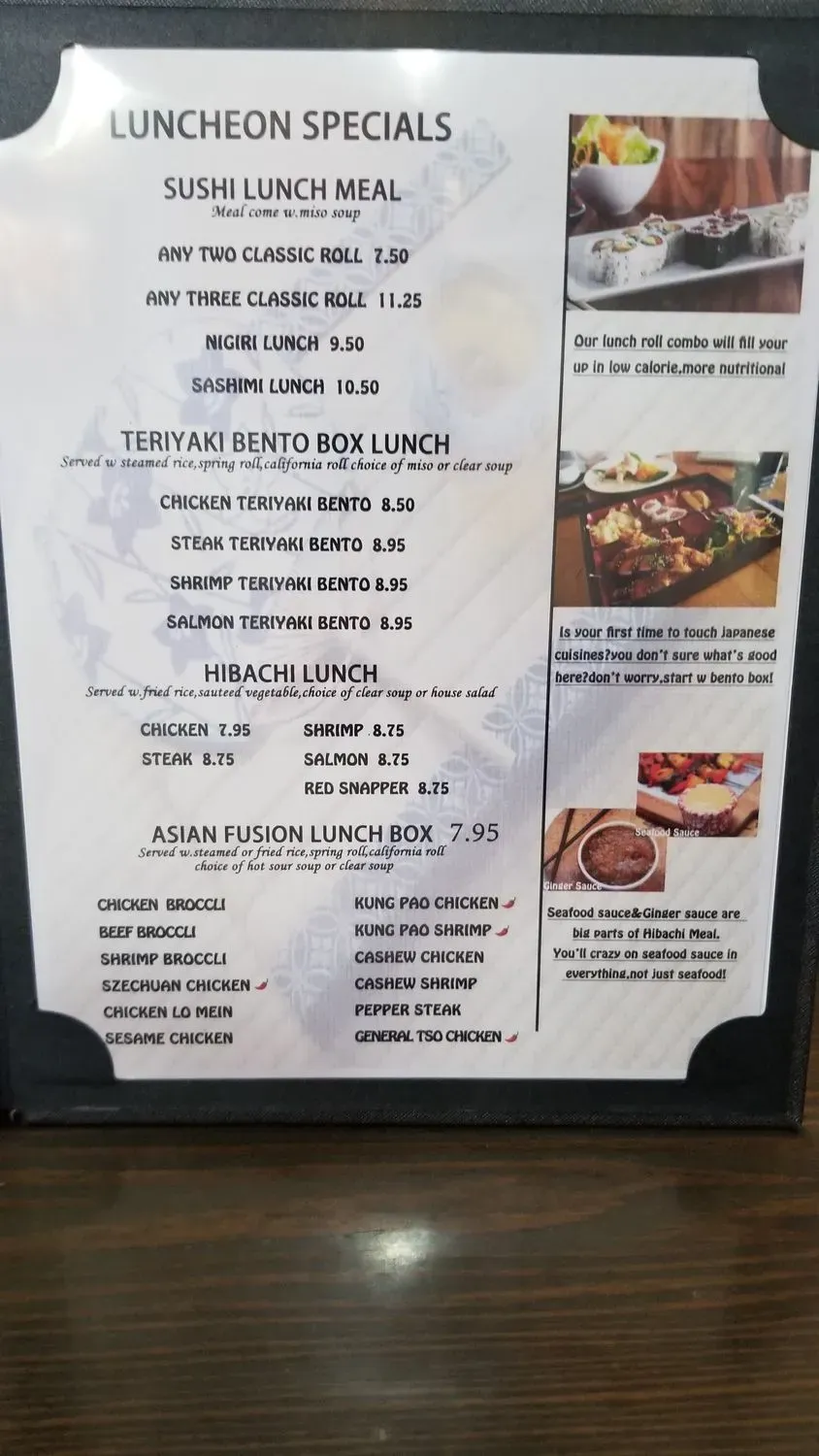 Menu 5