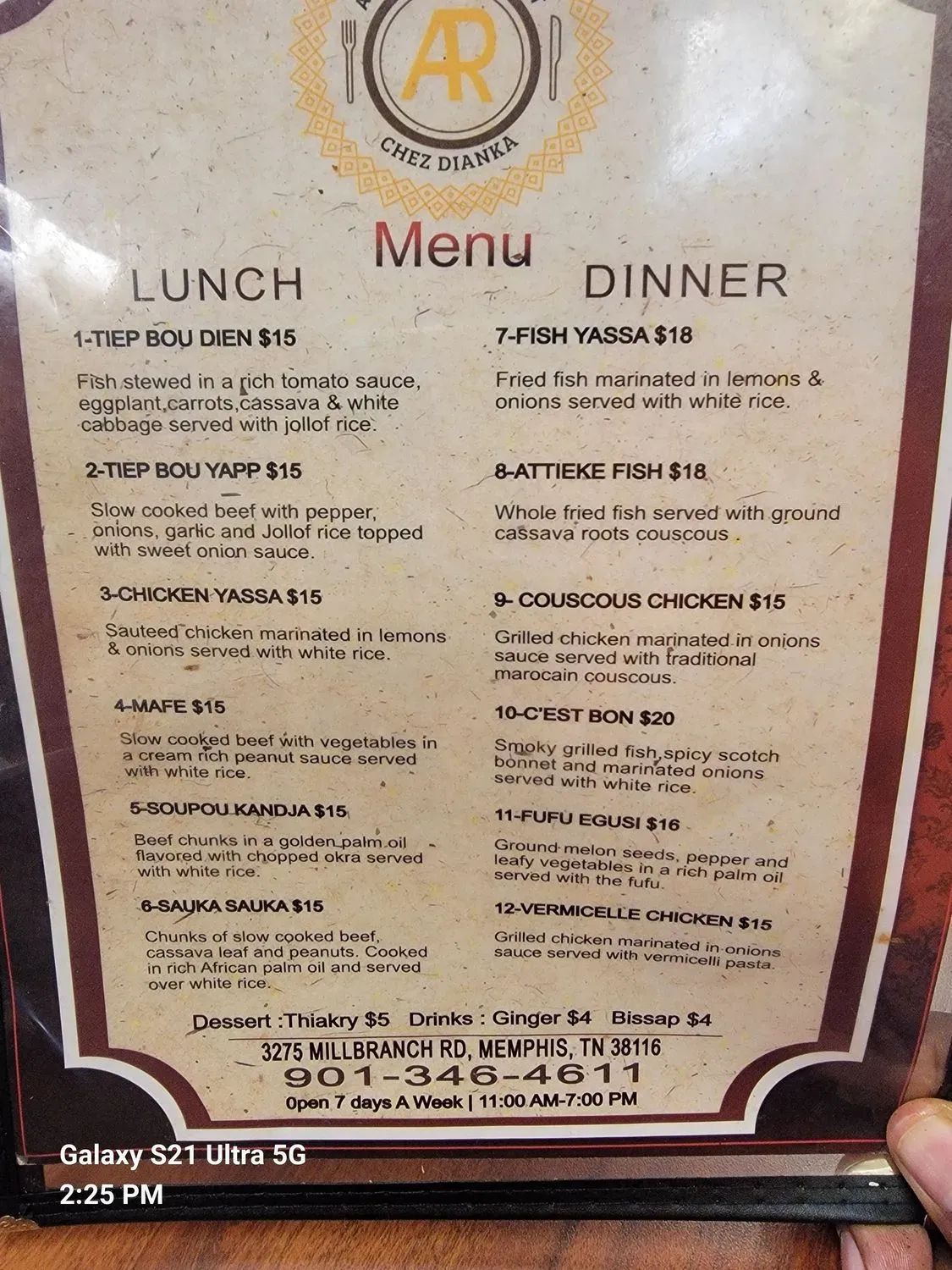 Menu 3