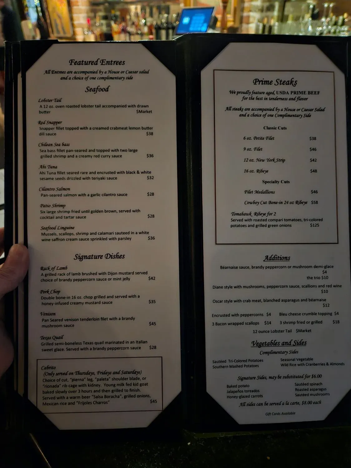 Menu 5