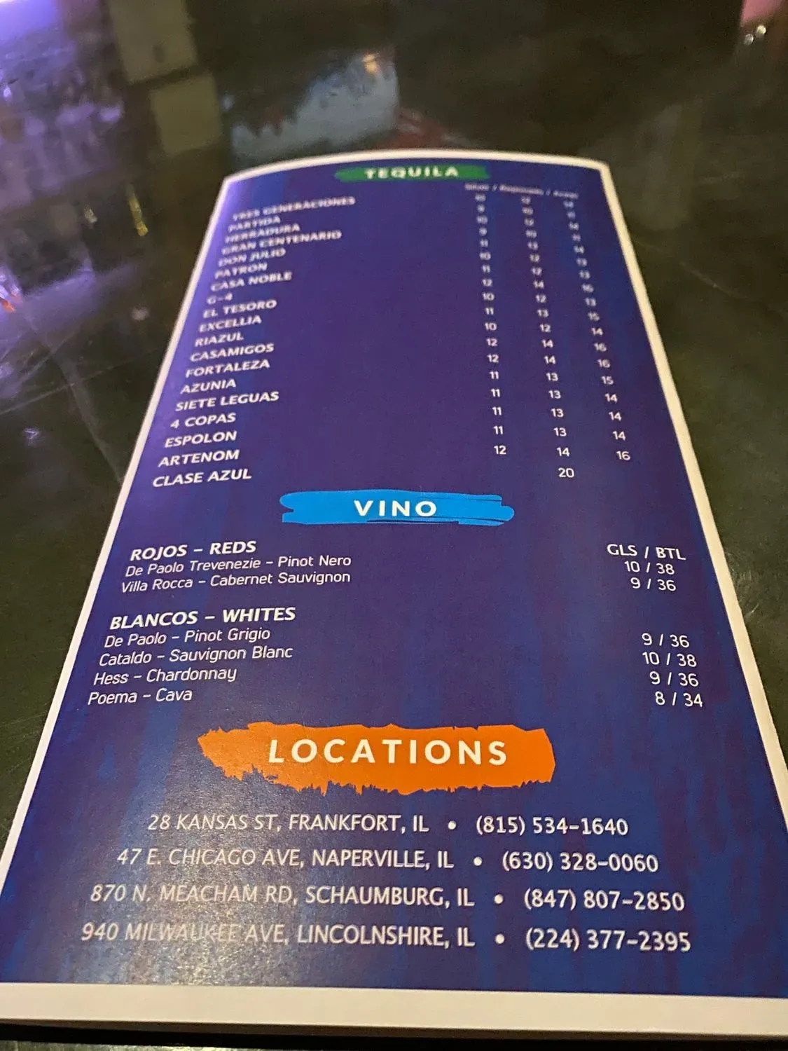 Menu 2