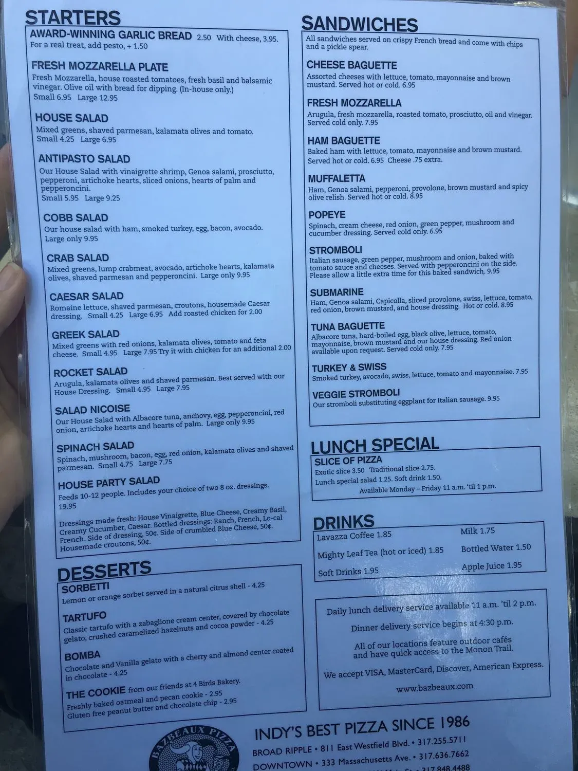 Menu 5