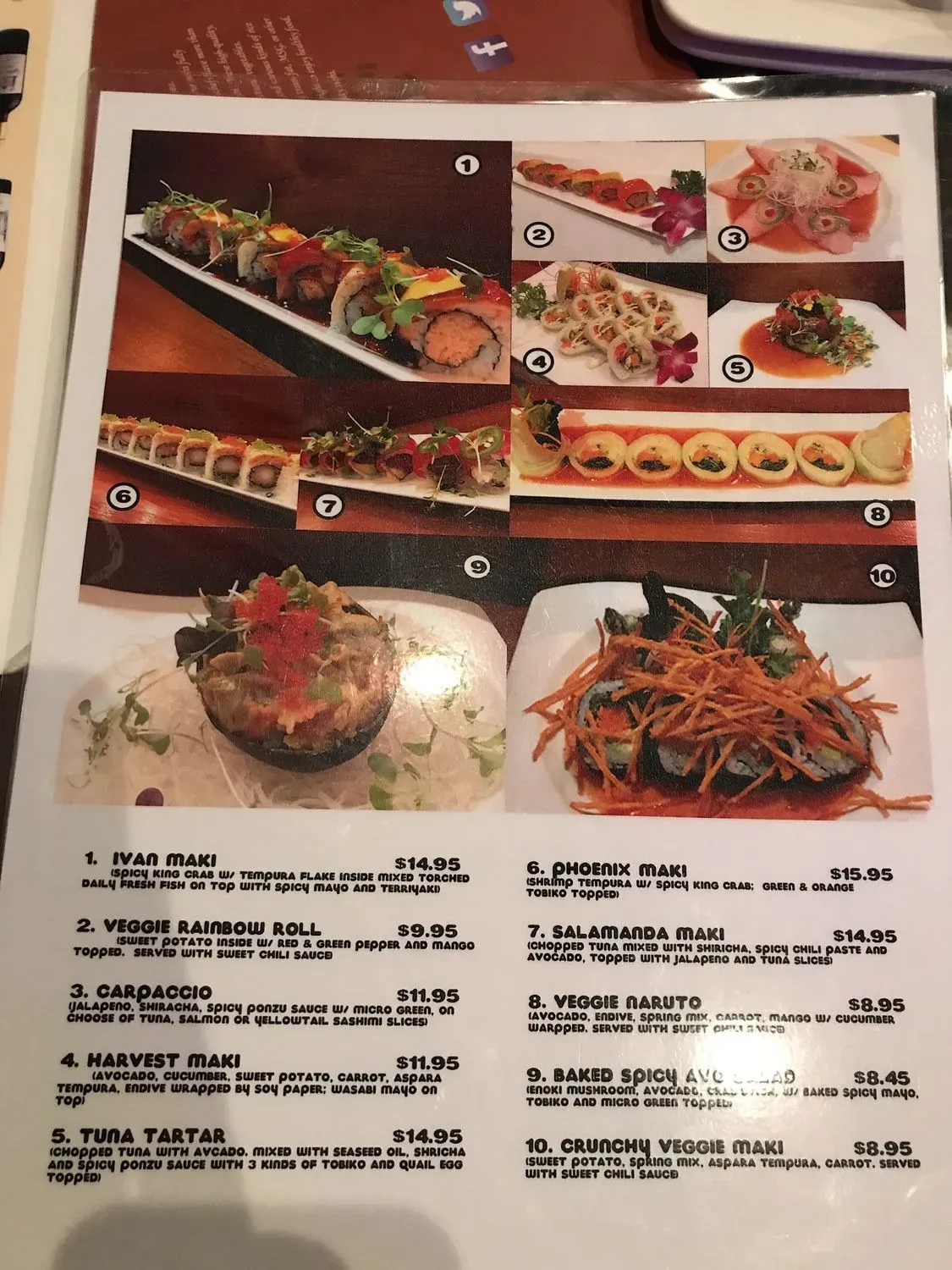 Menu 5