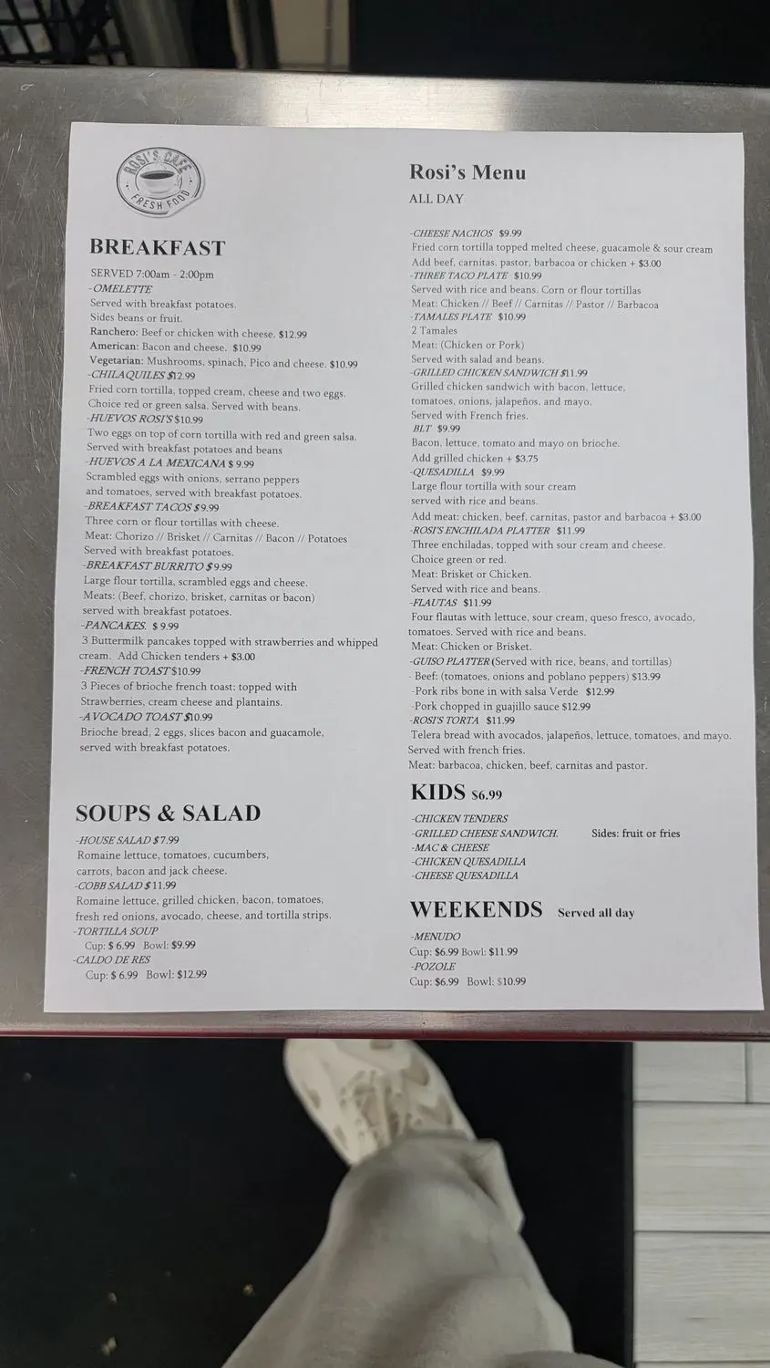 Menu 3