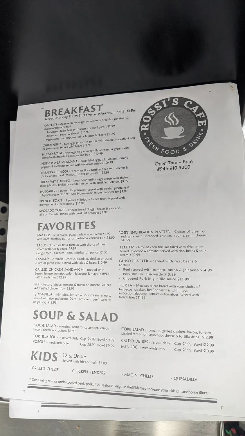 Menu 4