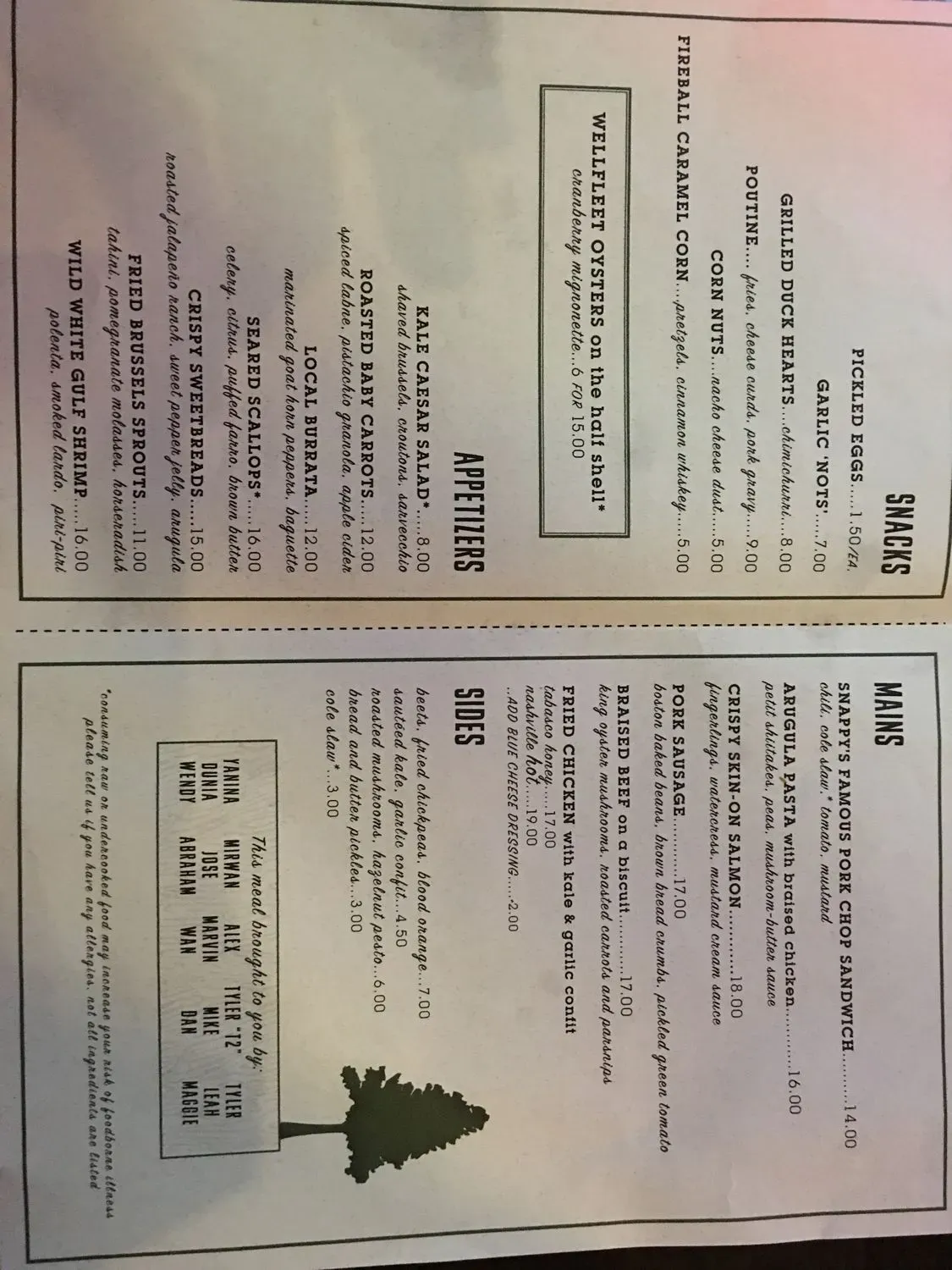 Menu 5