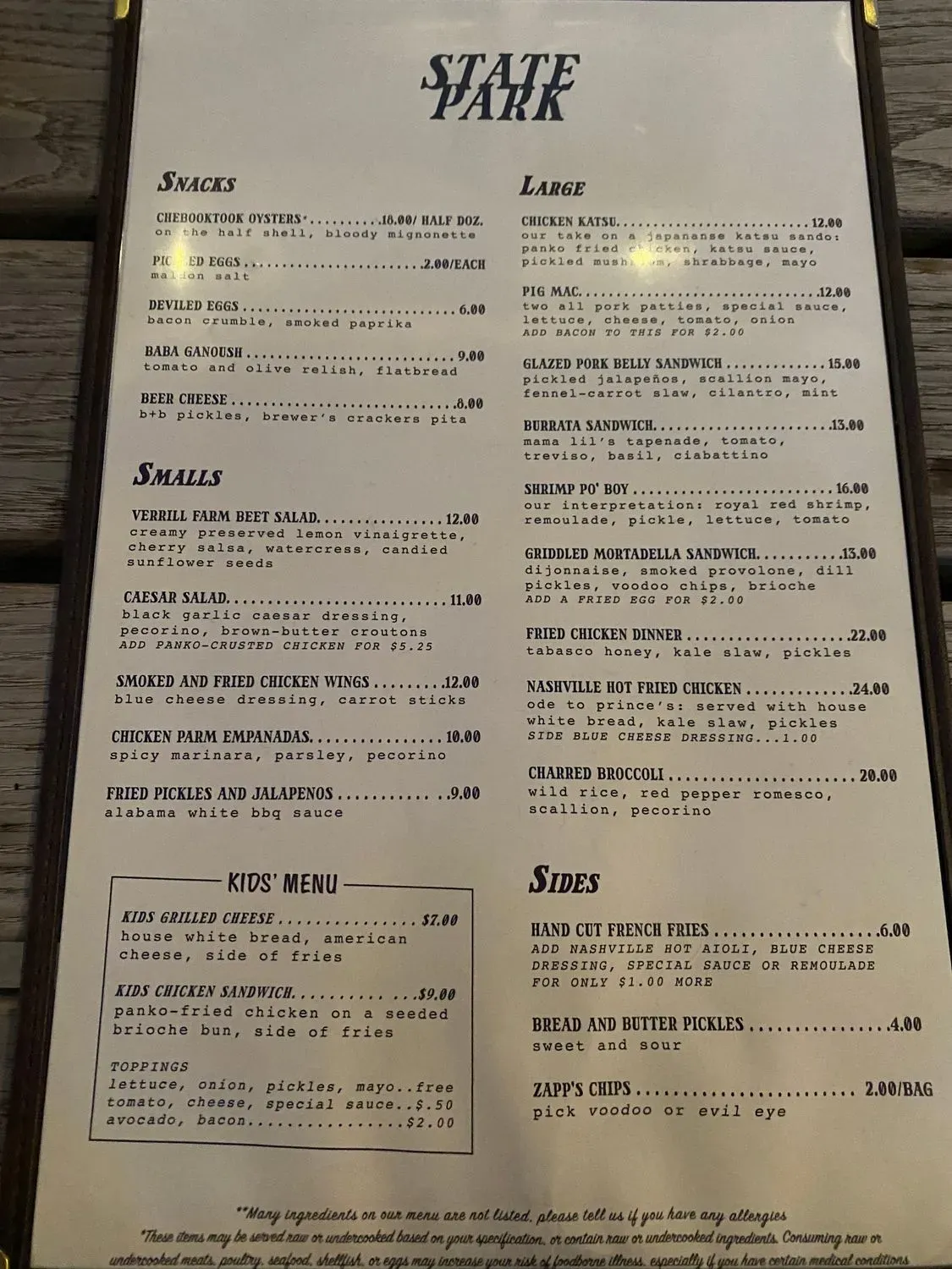 Menu 2