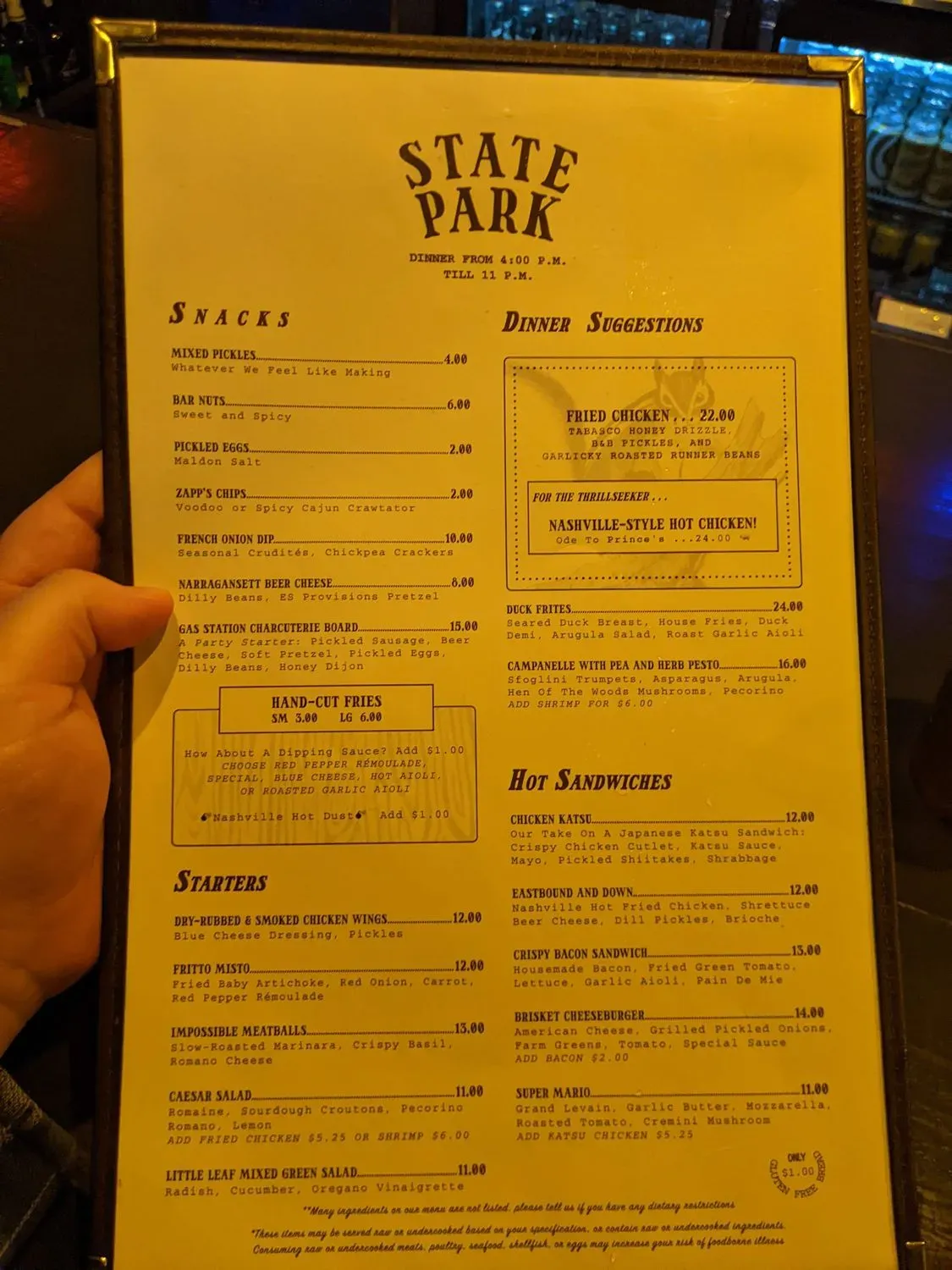 Menu 3