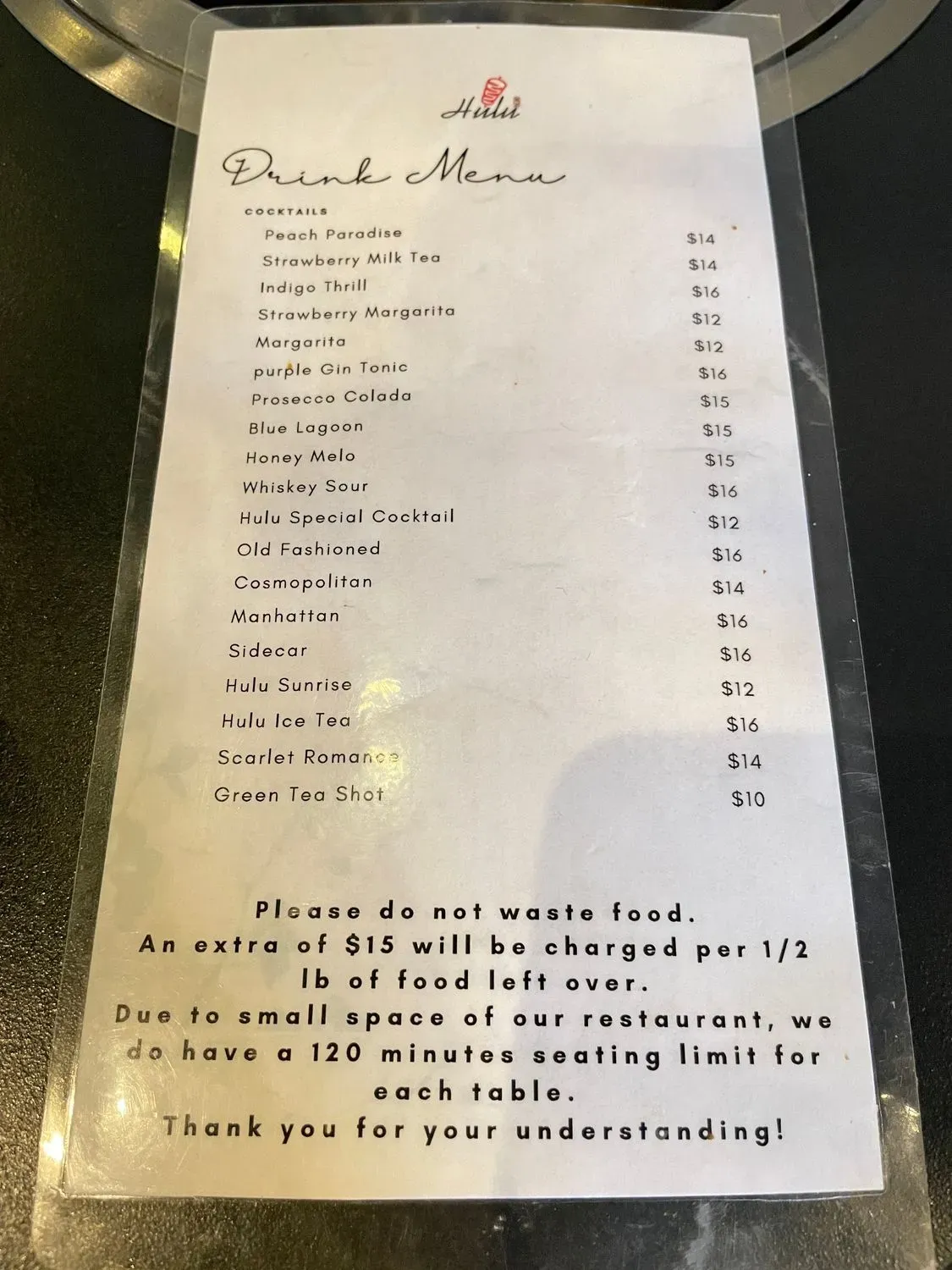 Menu 4