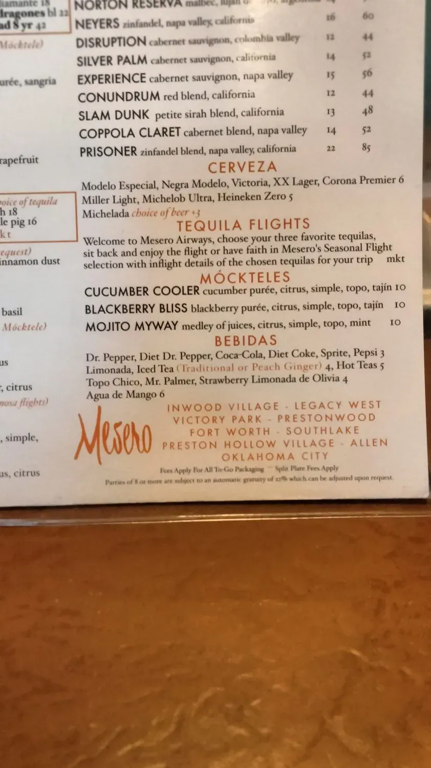 Menu 6