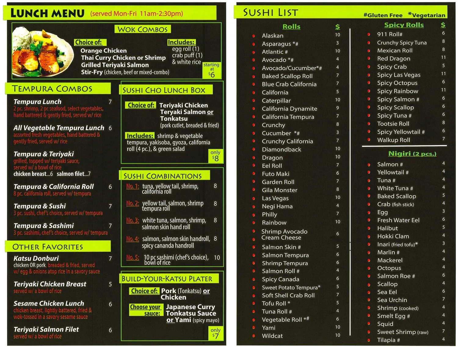 Menu 4