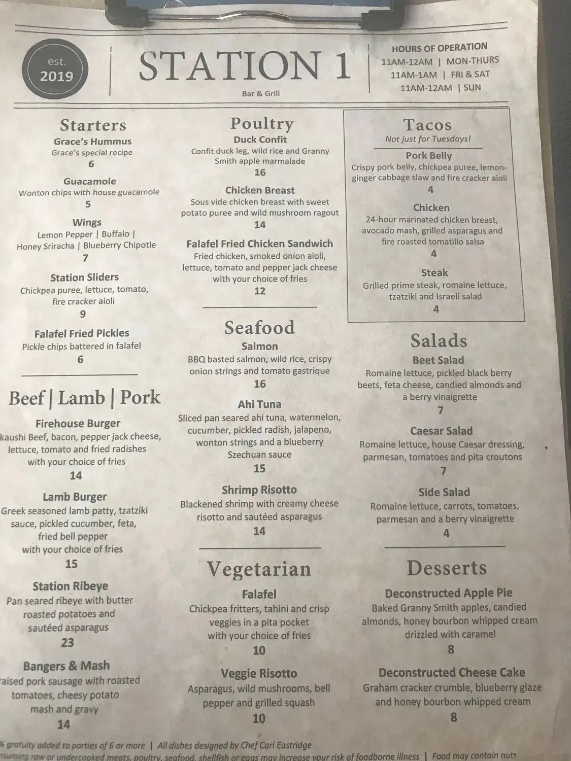 Menu 6