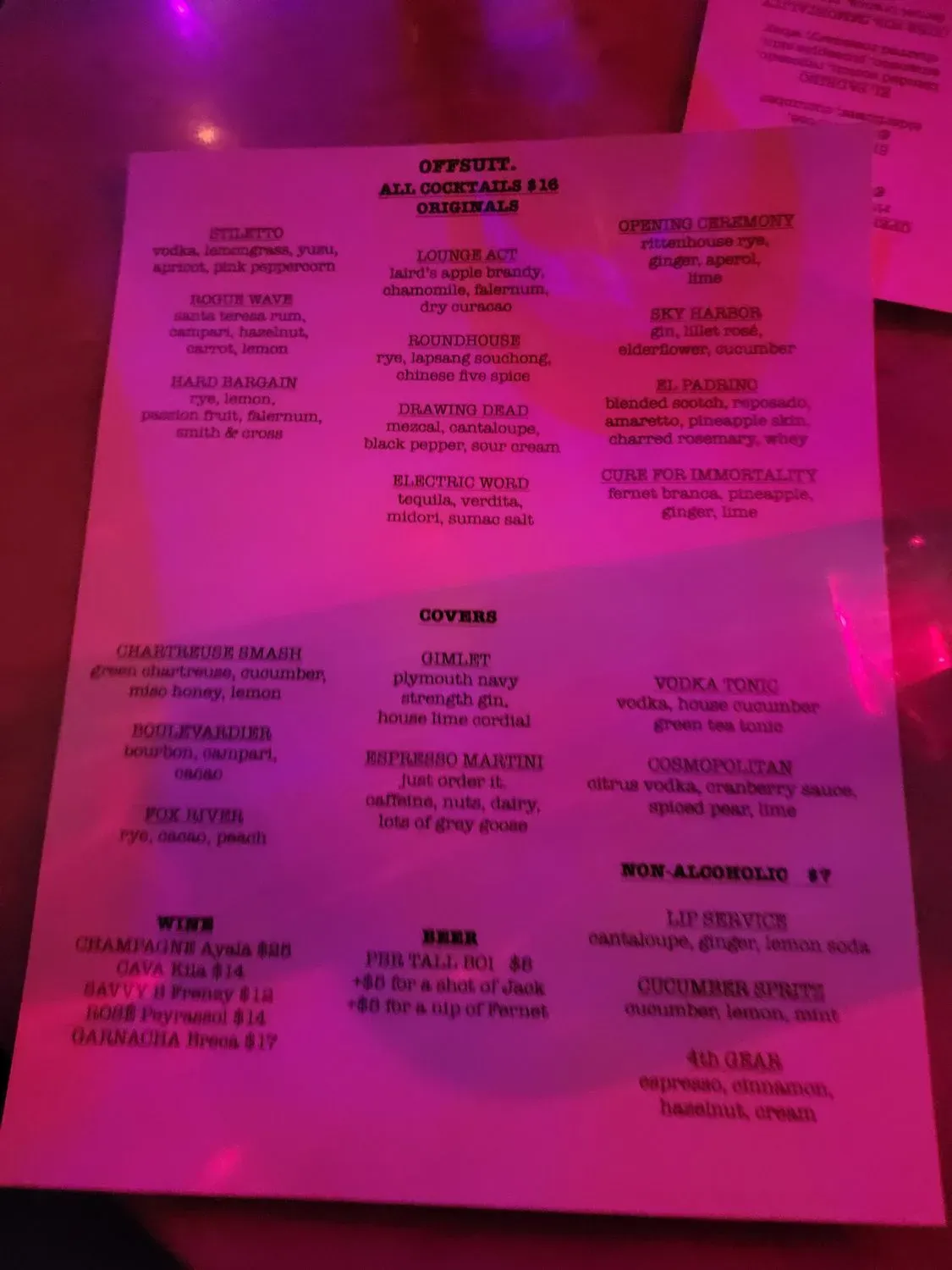 Menu 6