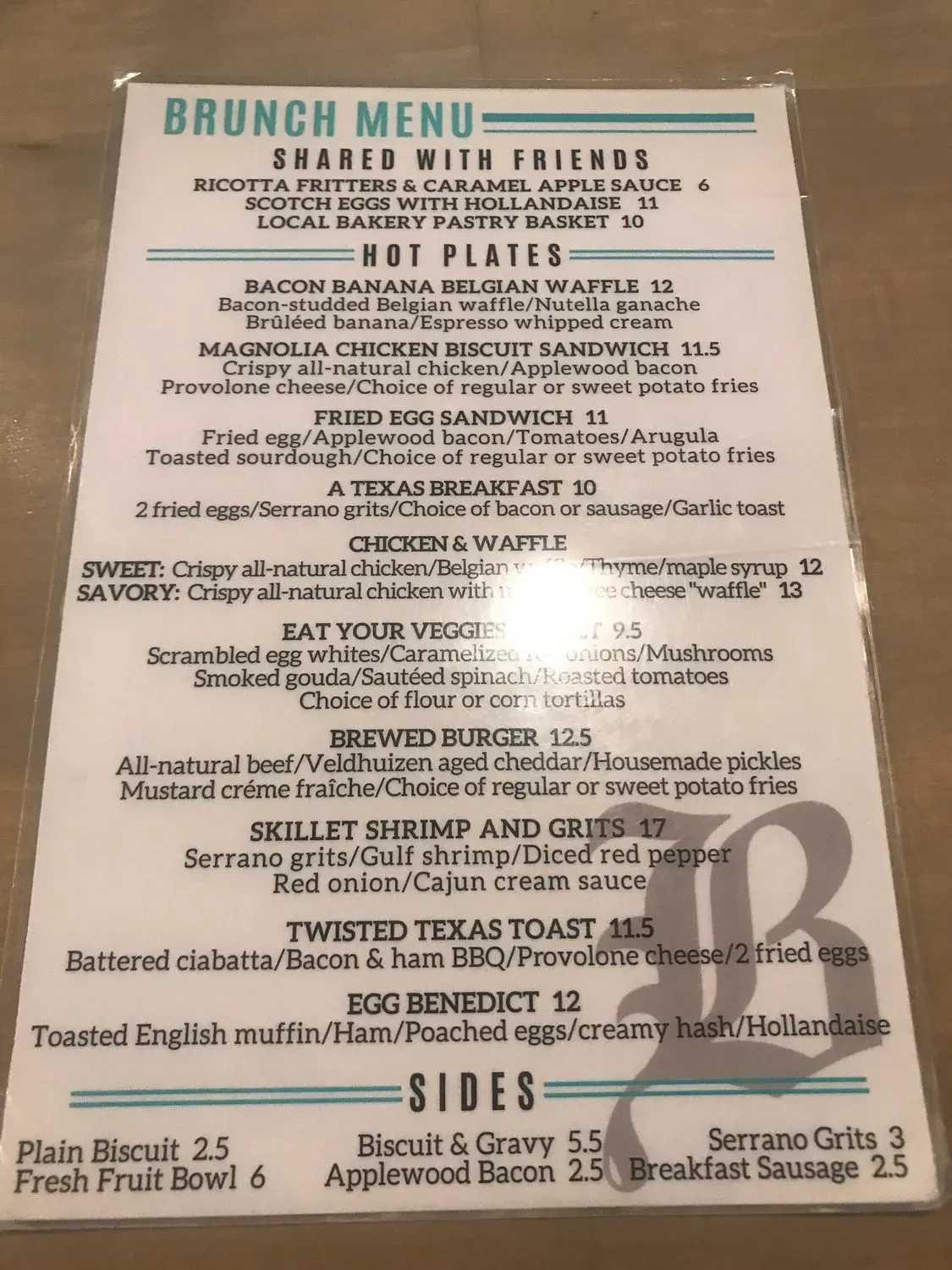 Menu 4