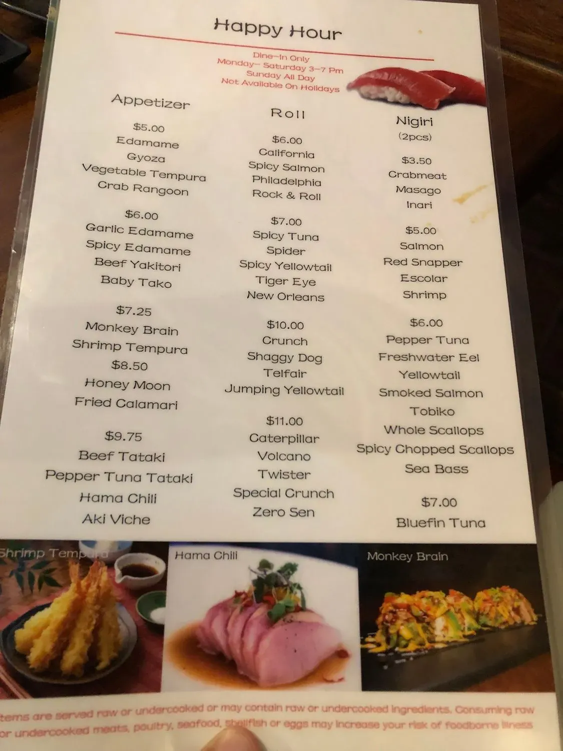 Menu 4