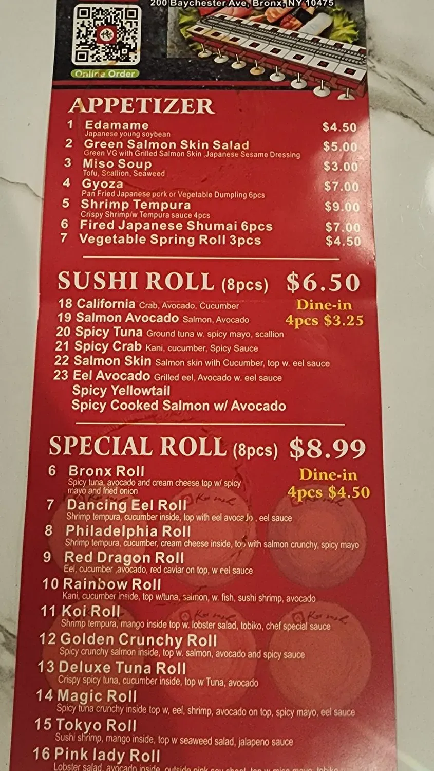 Menu 2