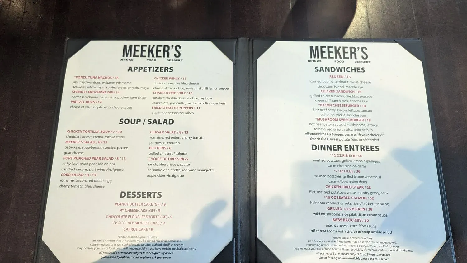 Menu 4