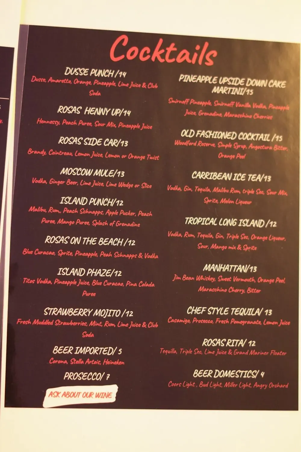 Menu 2