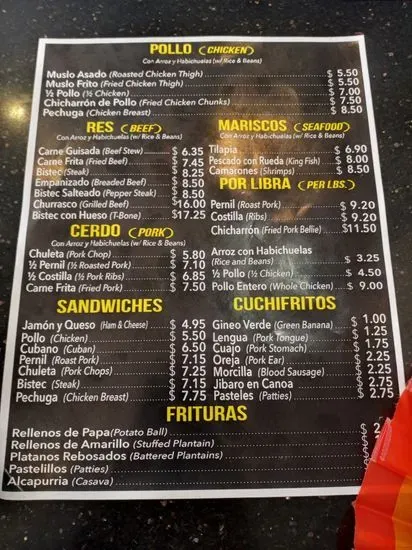 Menu 6