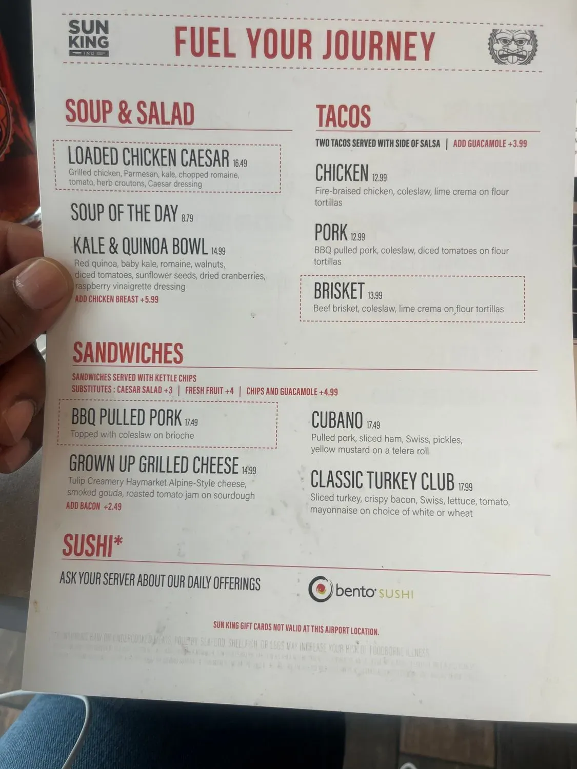 Menu 2