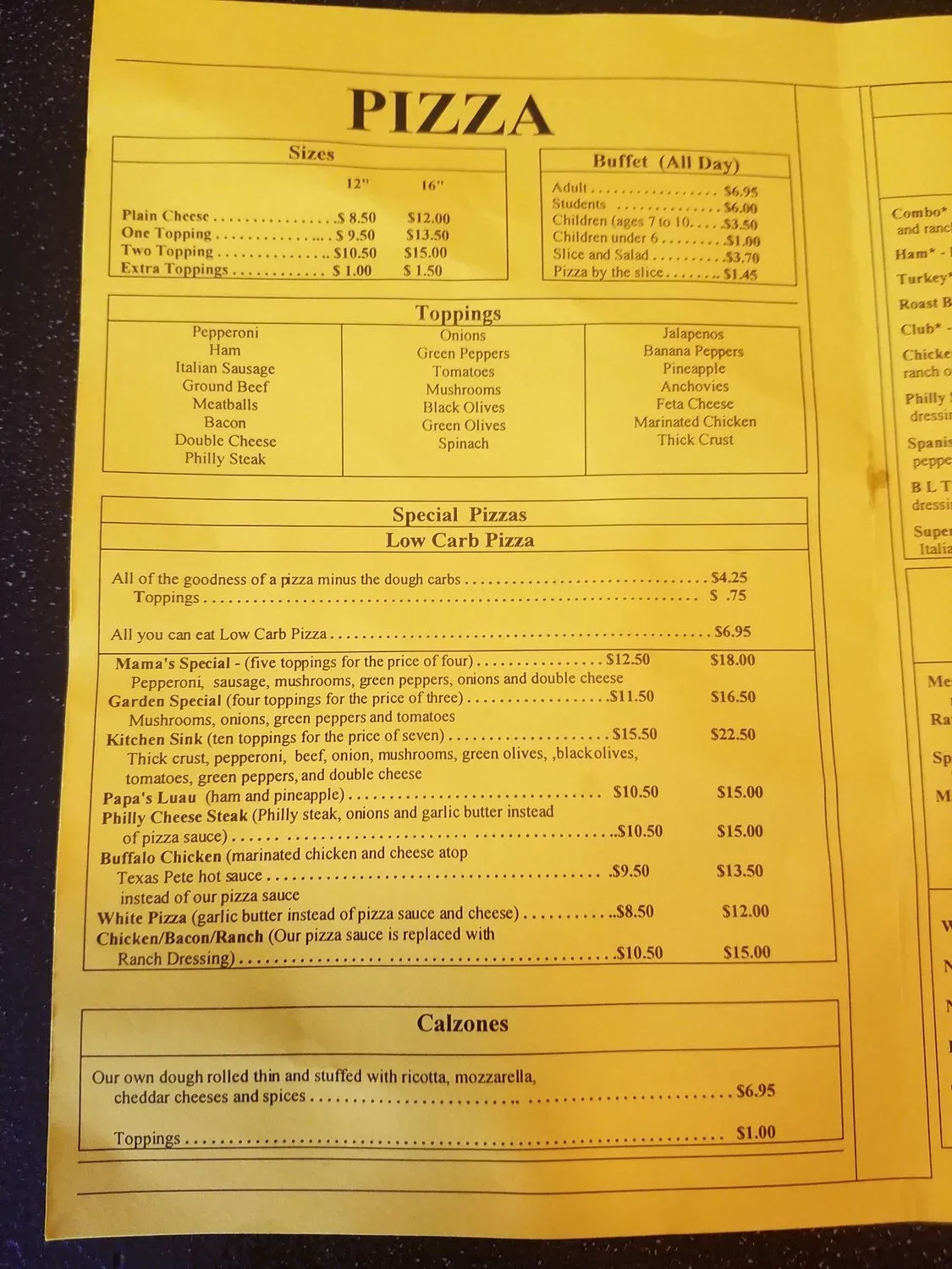 Menu 2