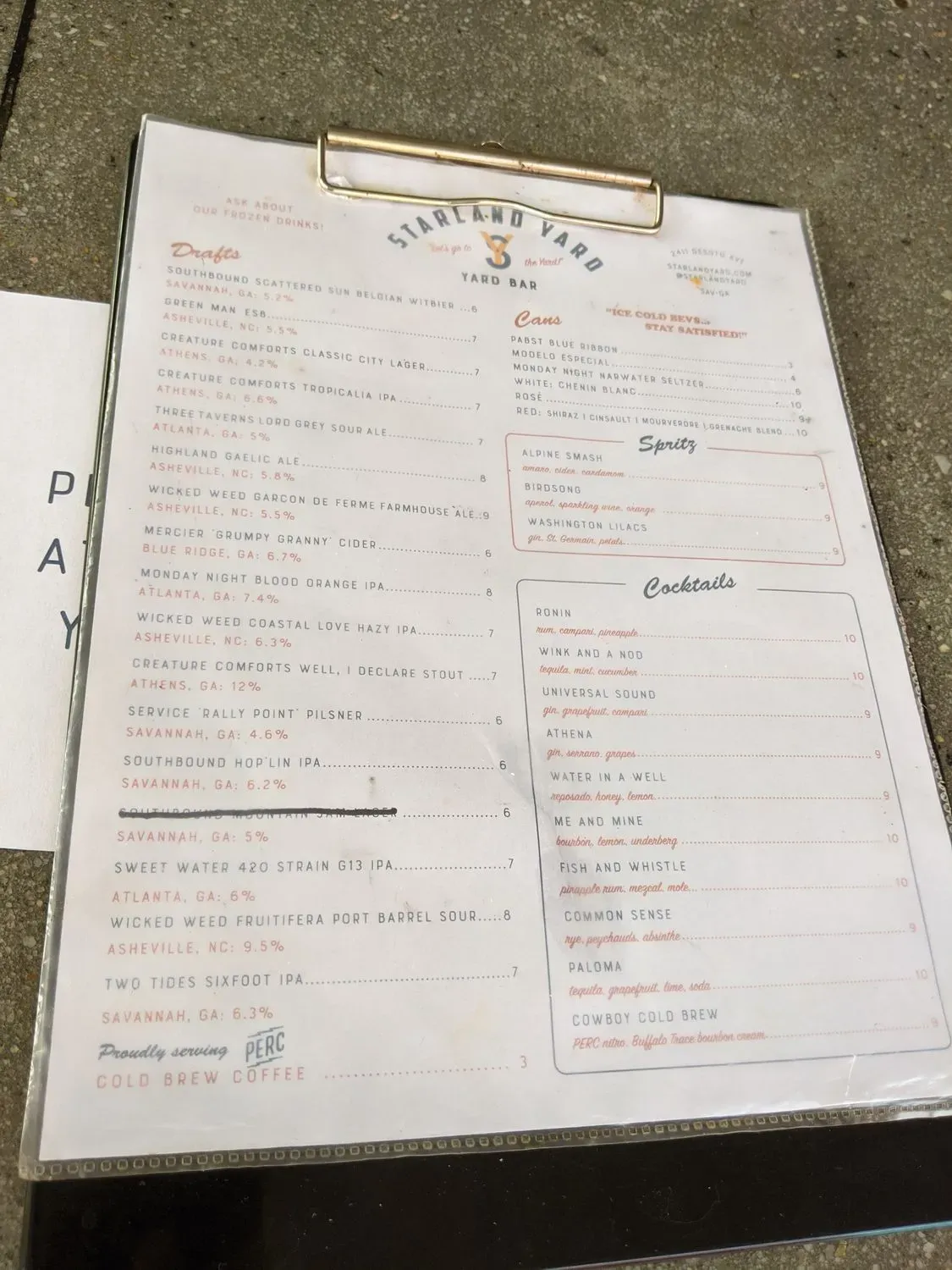 Menu 6