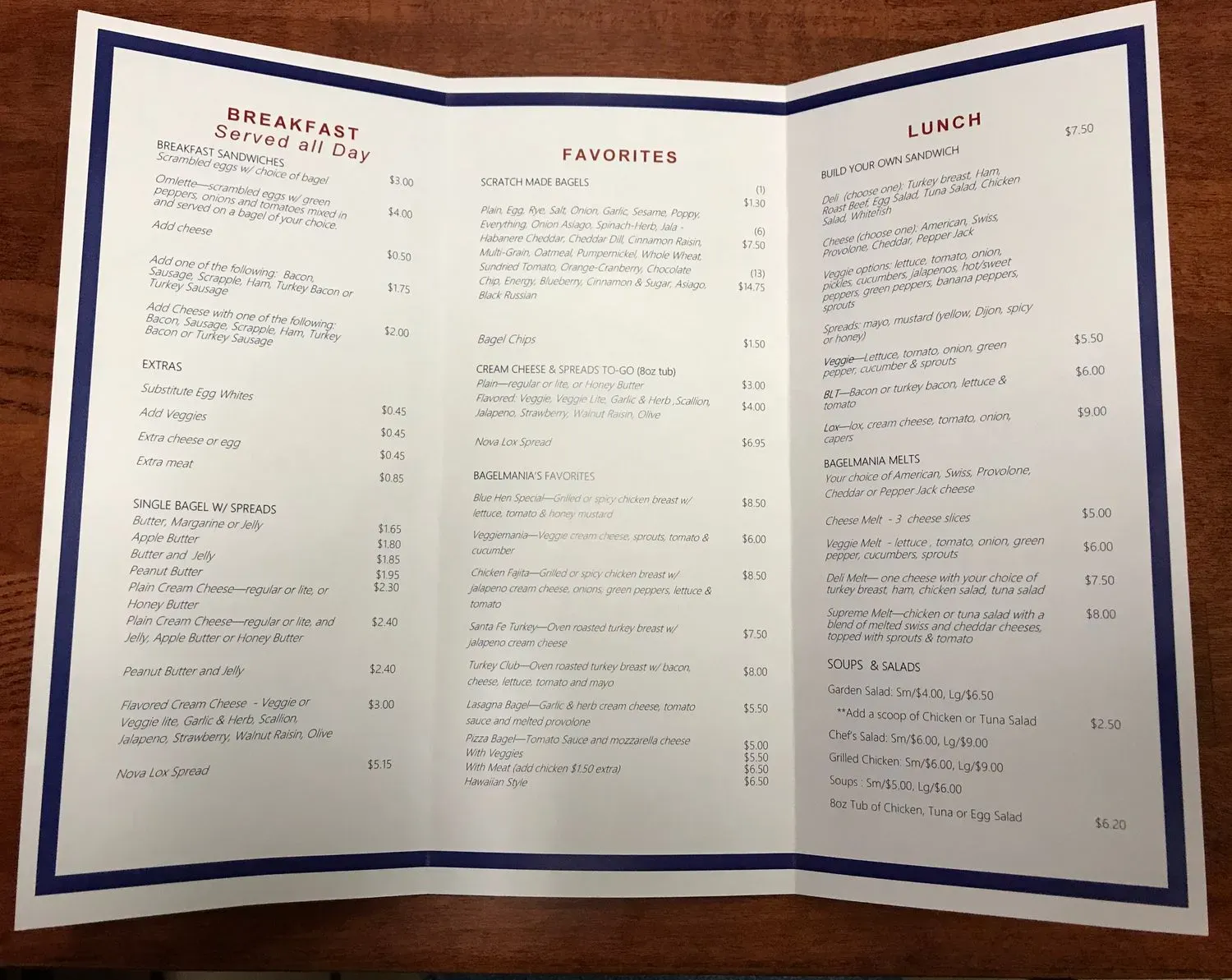 Menu 3