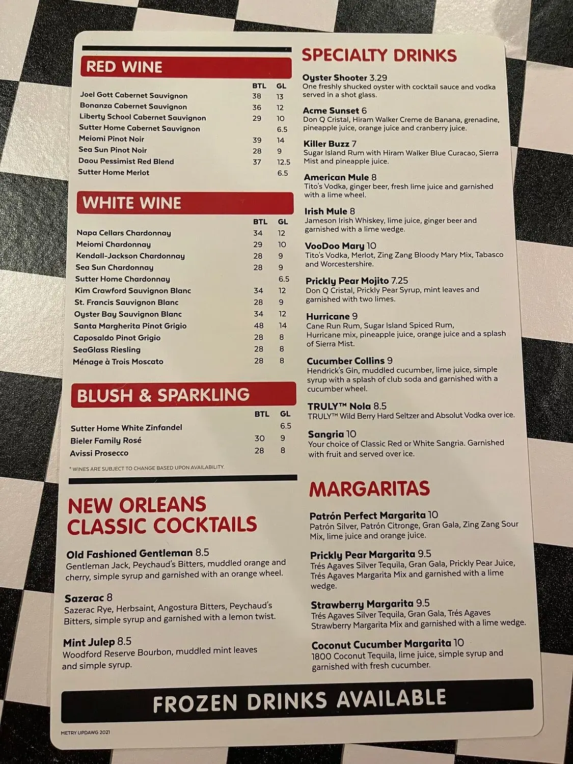 Menu 2