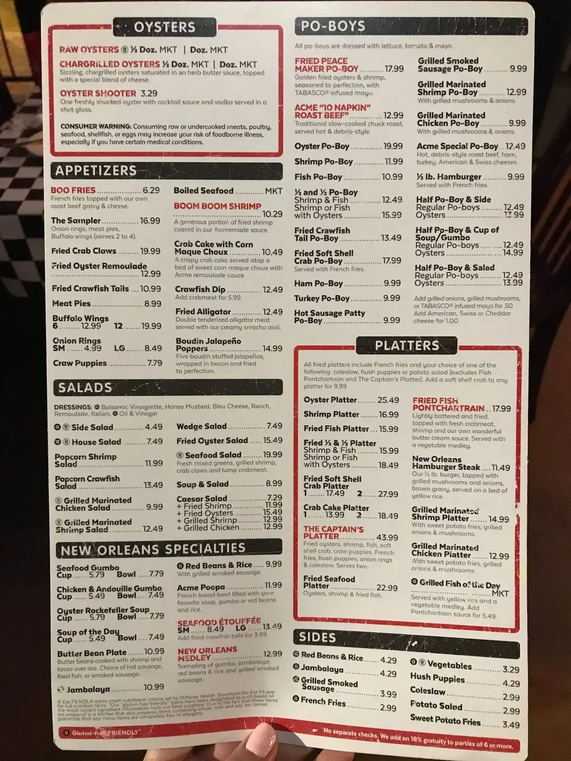 Menu 6