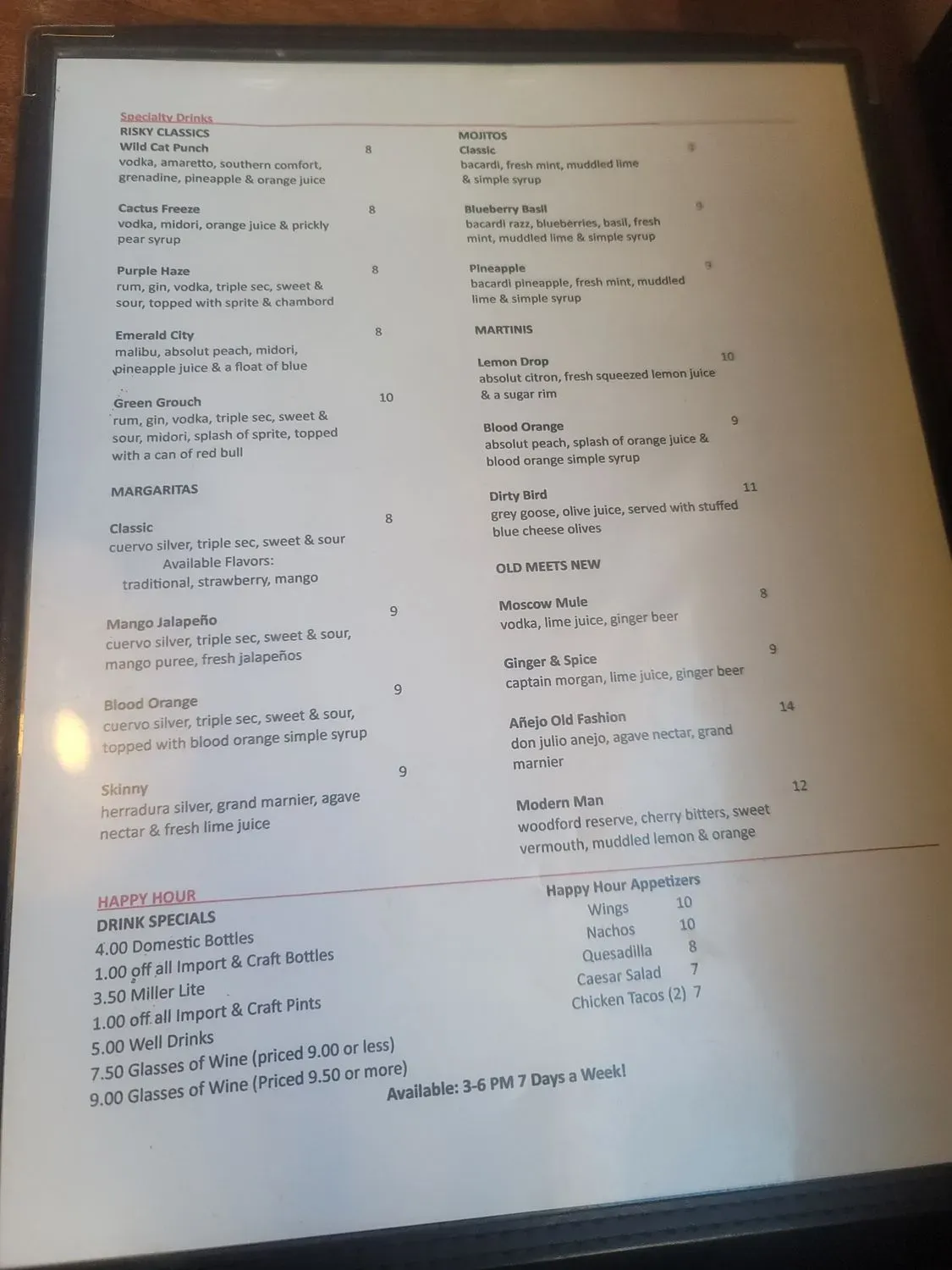 Menu 6