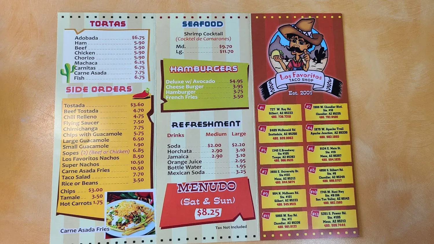 Menu 2