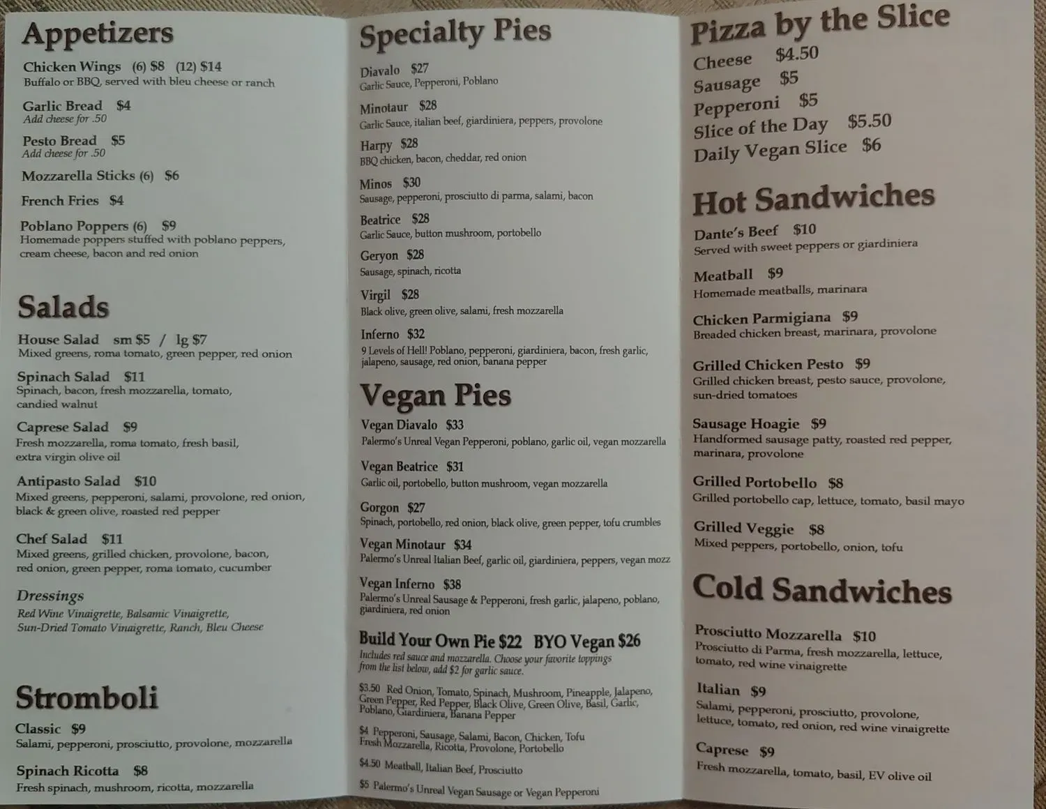 Menu 3