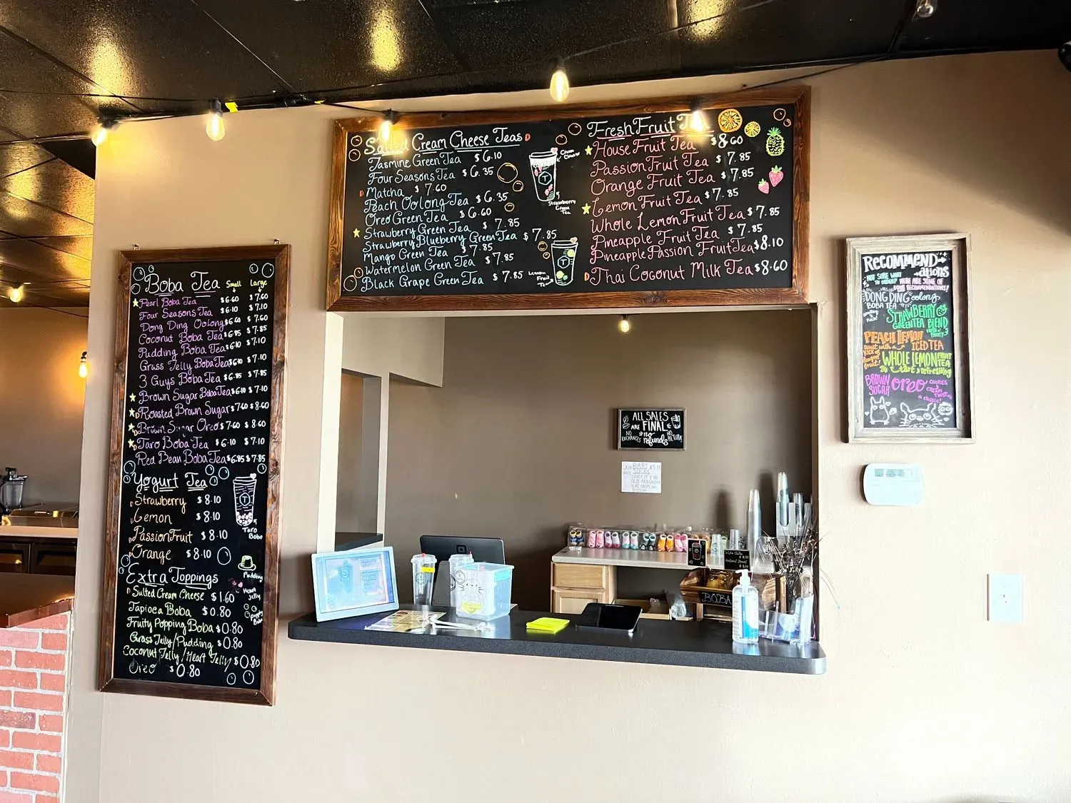Tastea Boba Tea LLC Menu - Updated November 2025