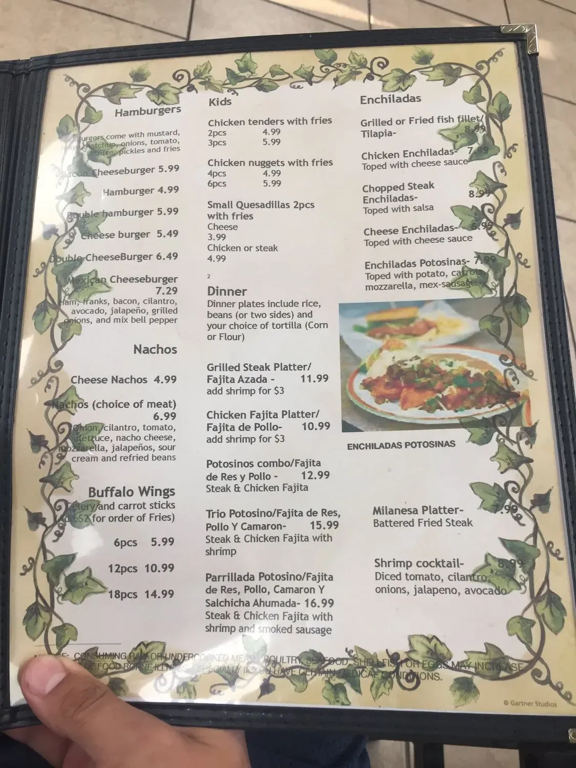 Menu 6