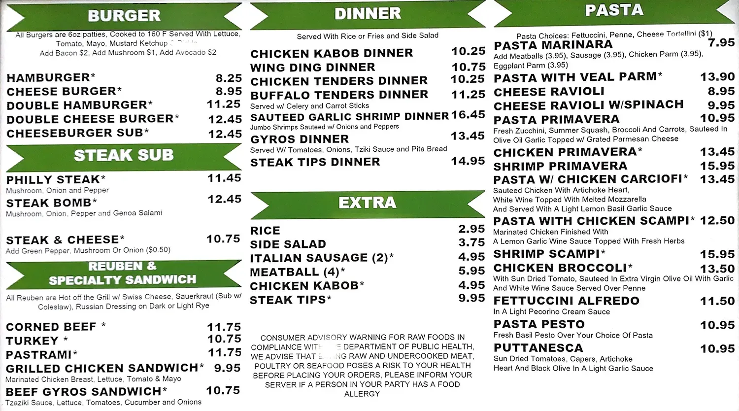 Menu 3