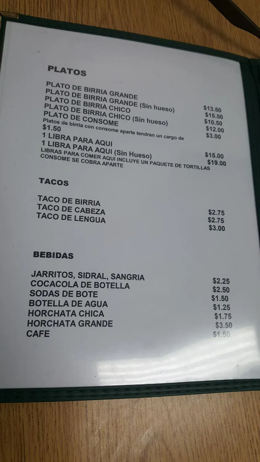 Menu 4