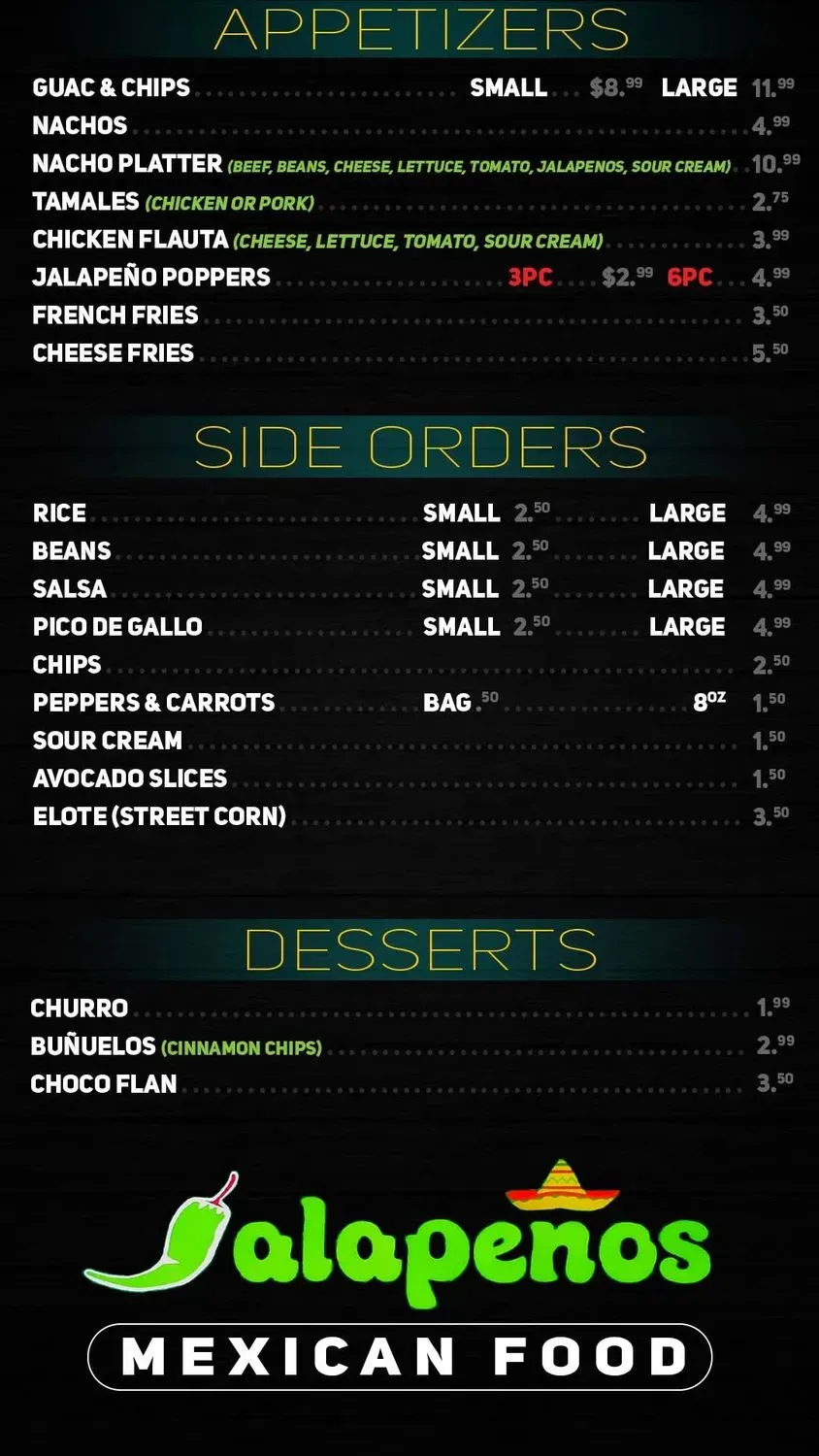 Menu 3