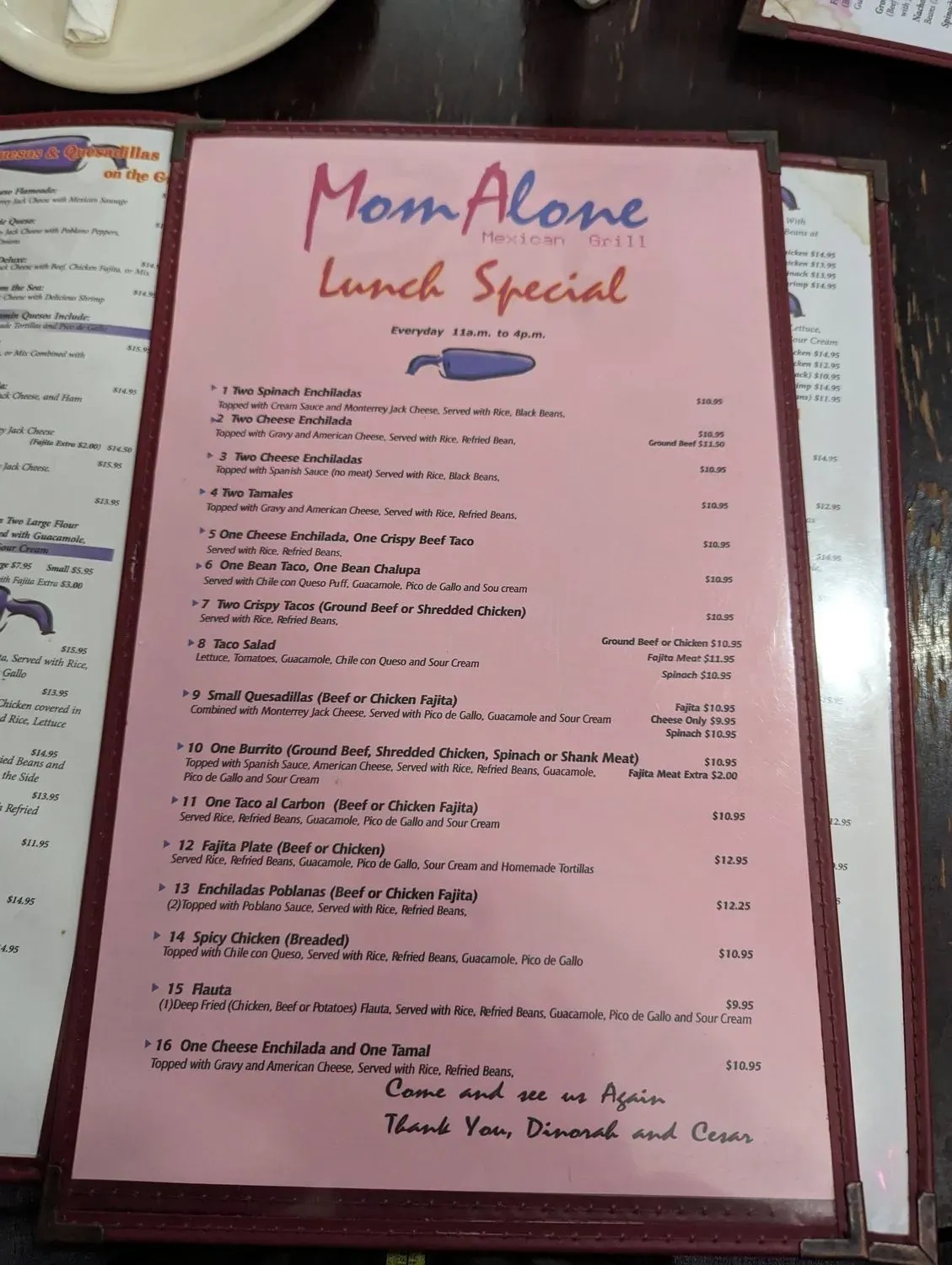 Menu 3