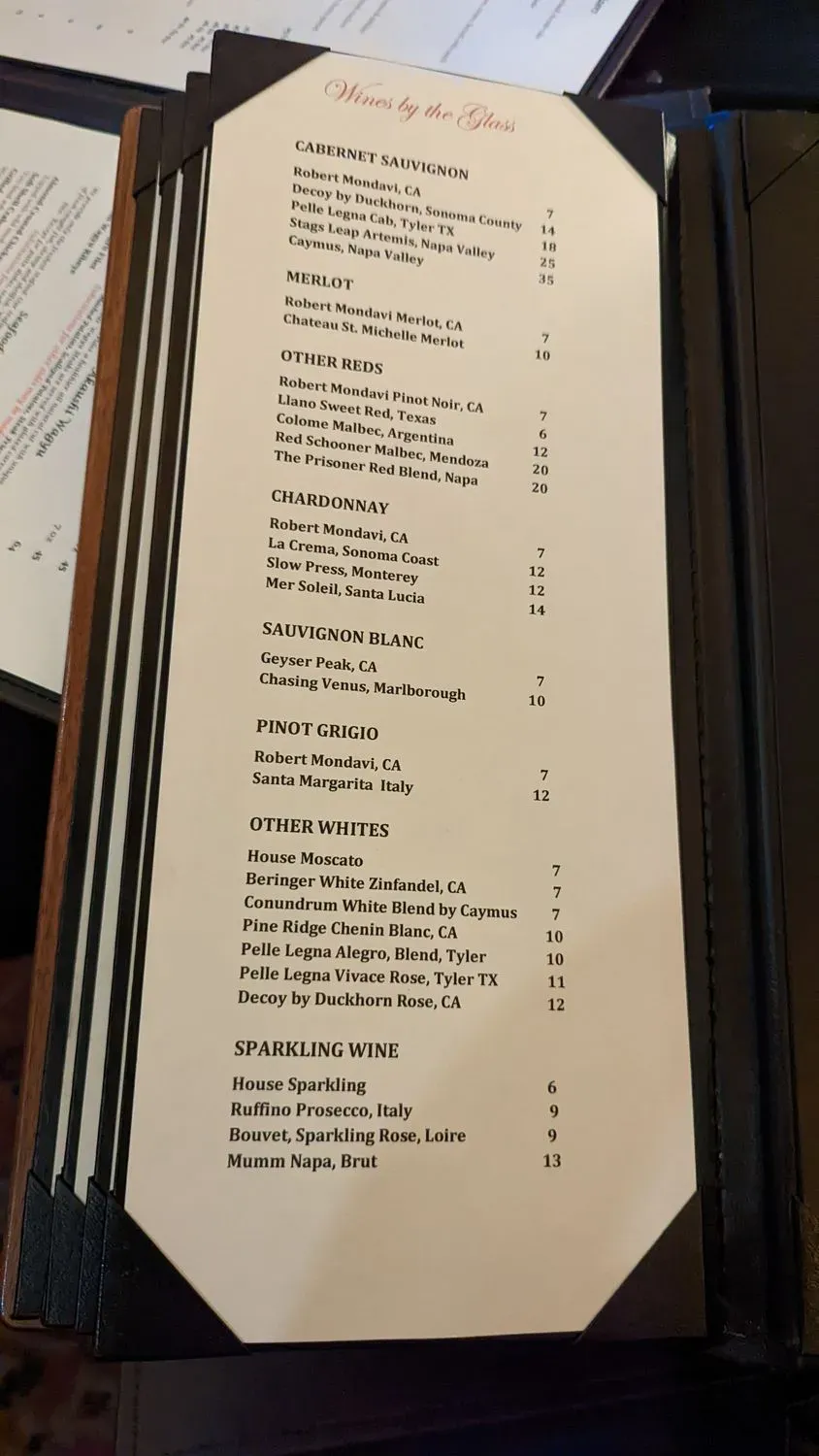 Menu 6