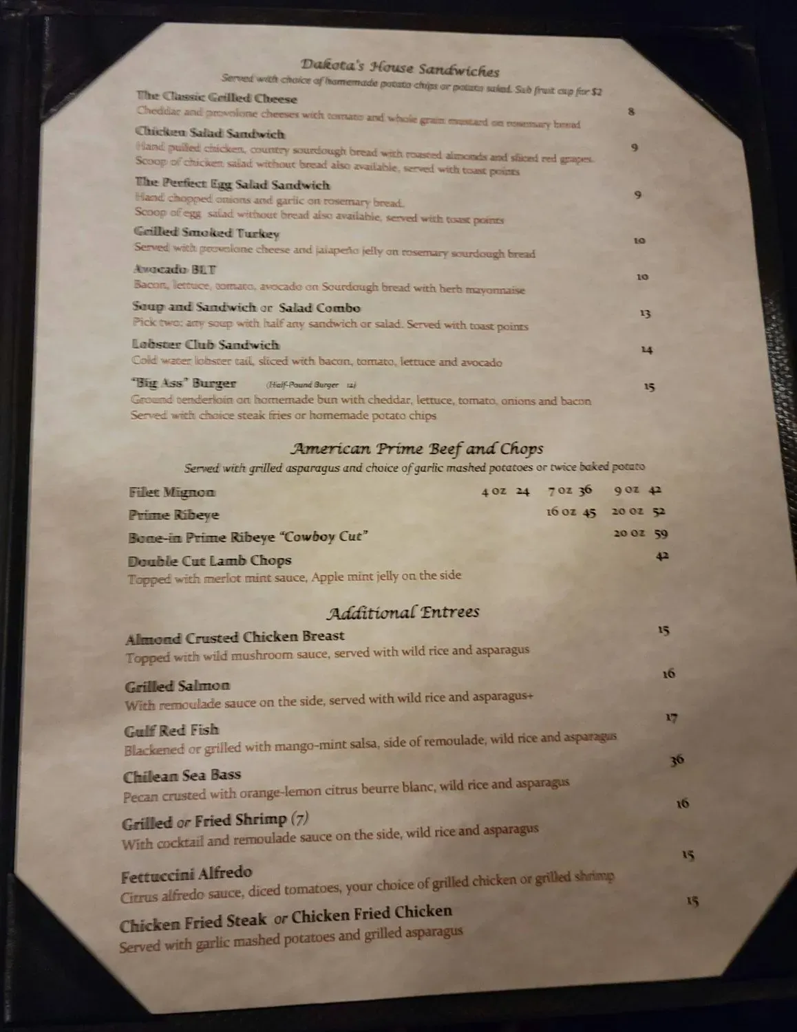 Menu 4