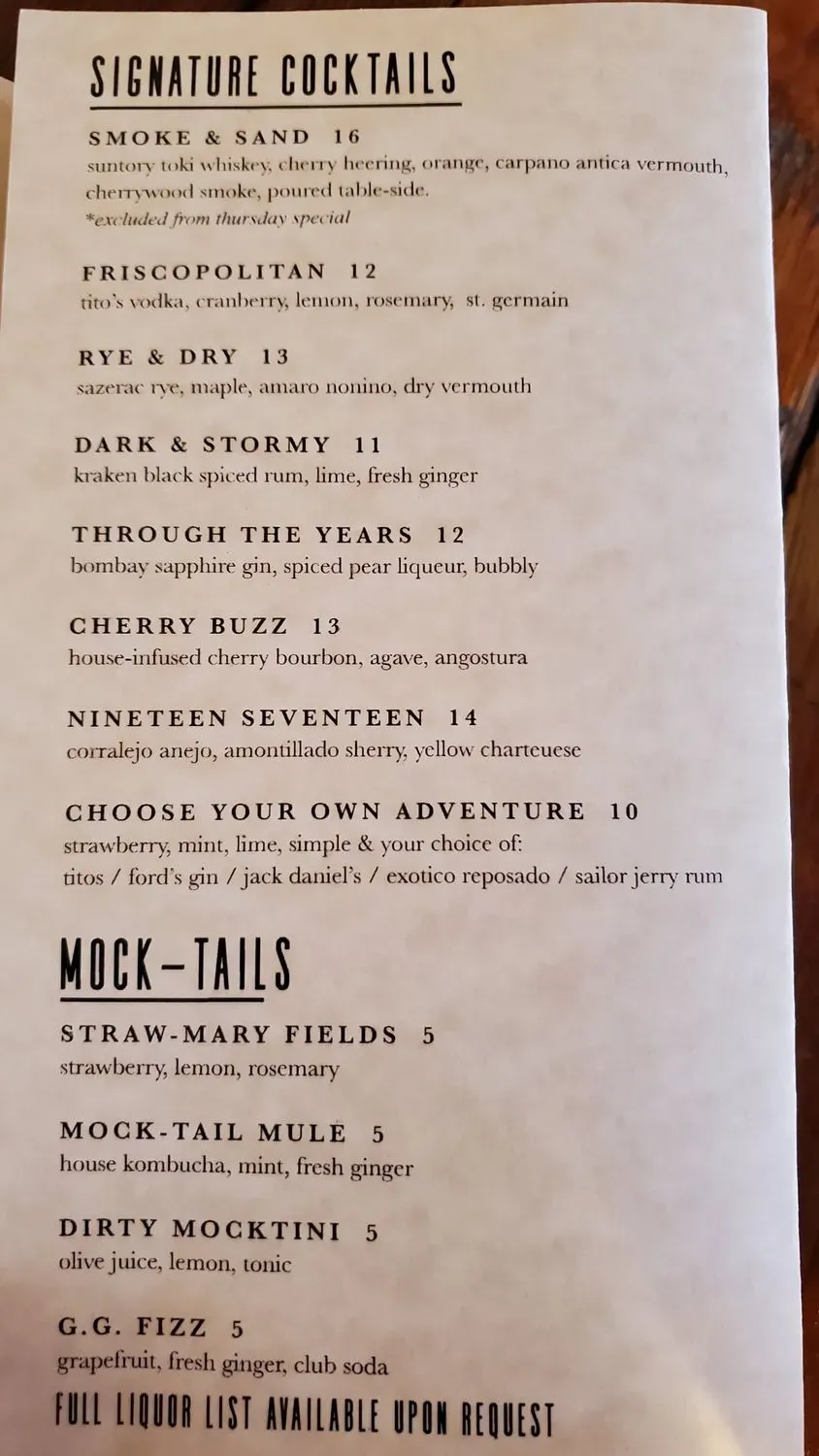 Menu 6