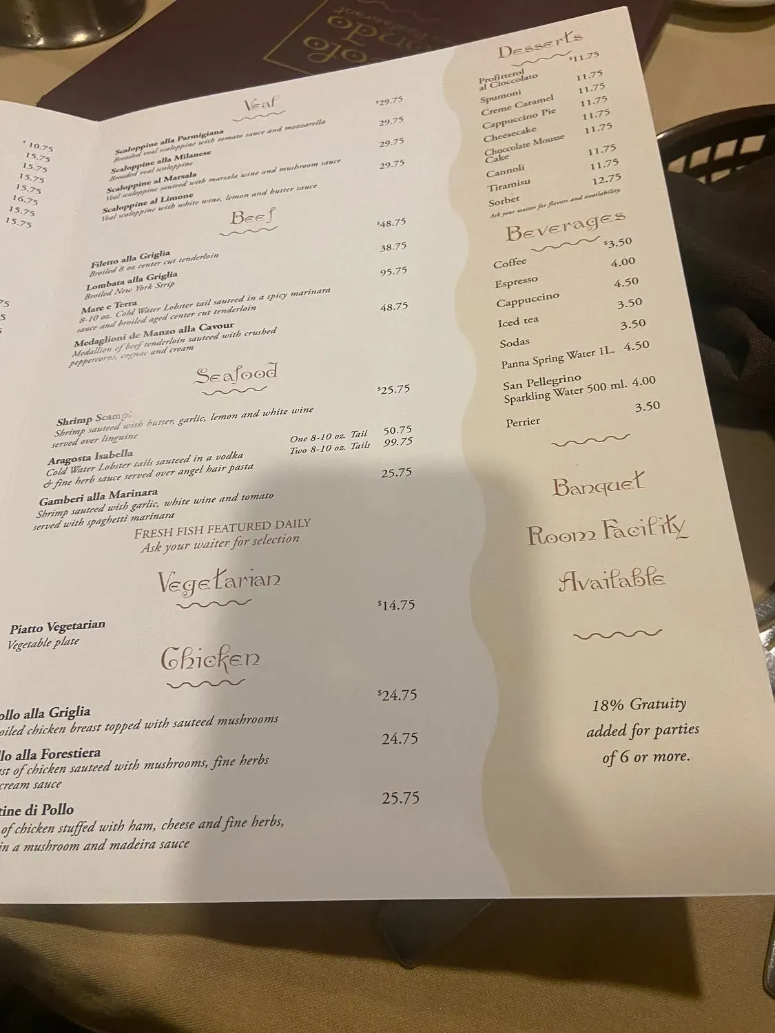 Menu 5