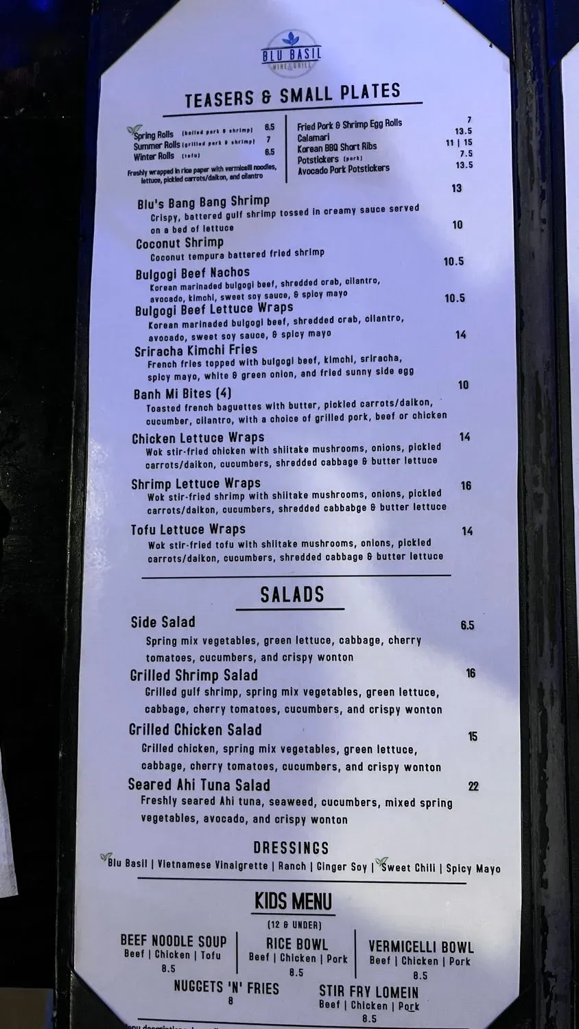 Menu 6