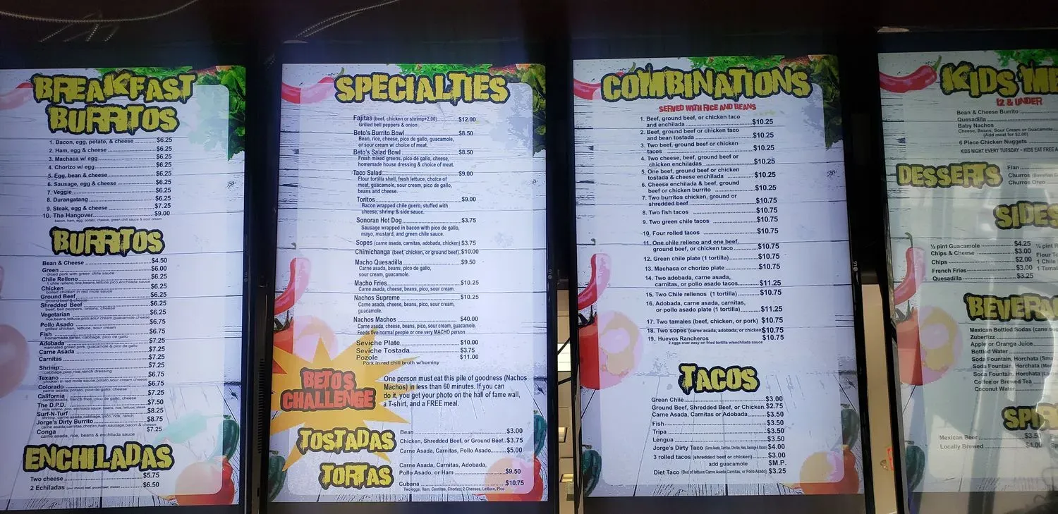 Menu 4