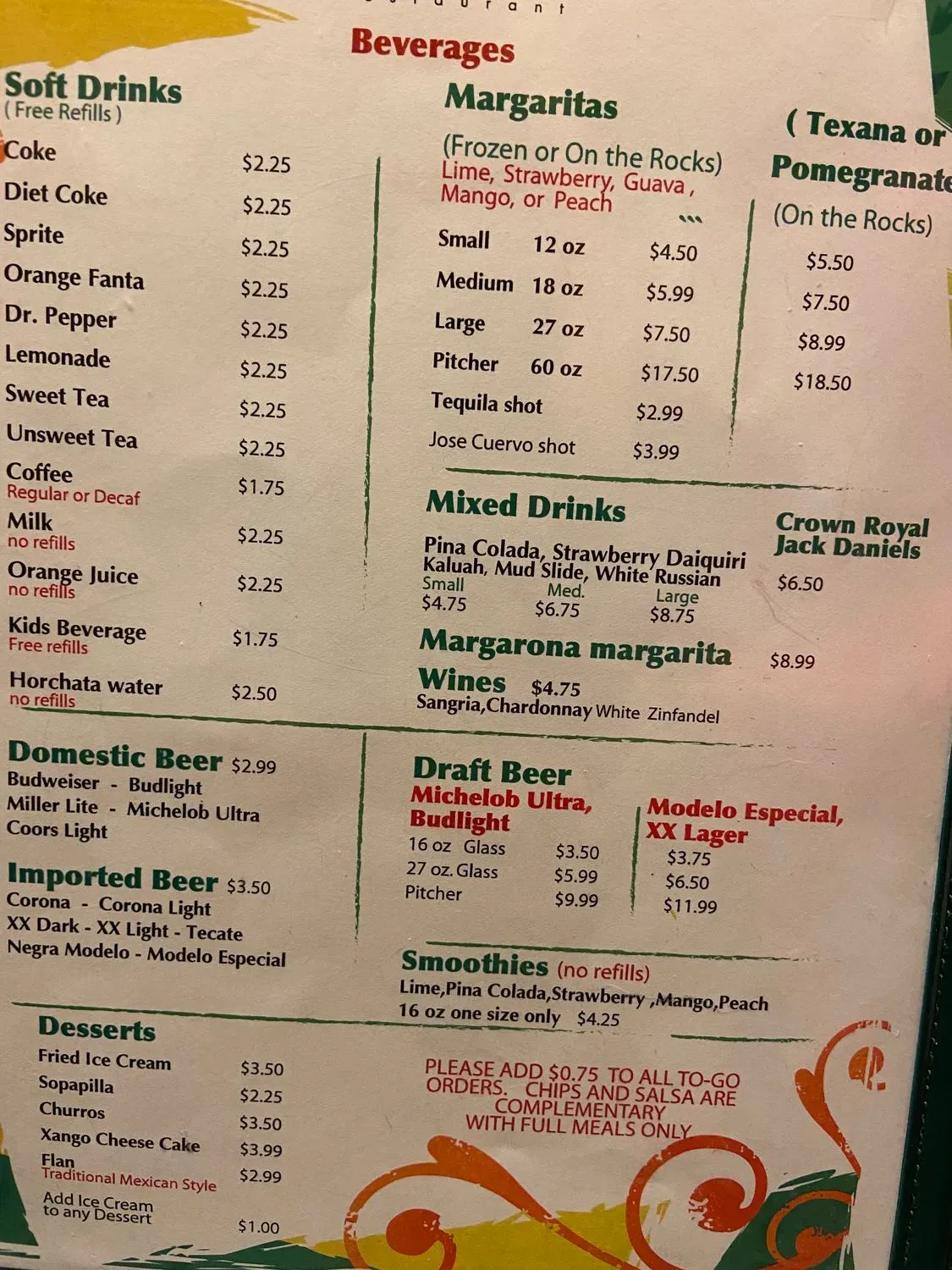 Menu 2