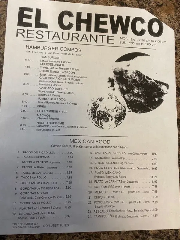 Menu 6