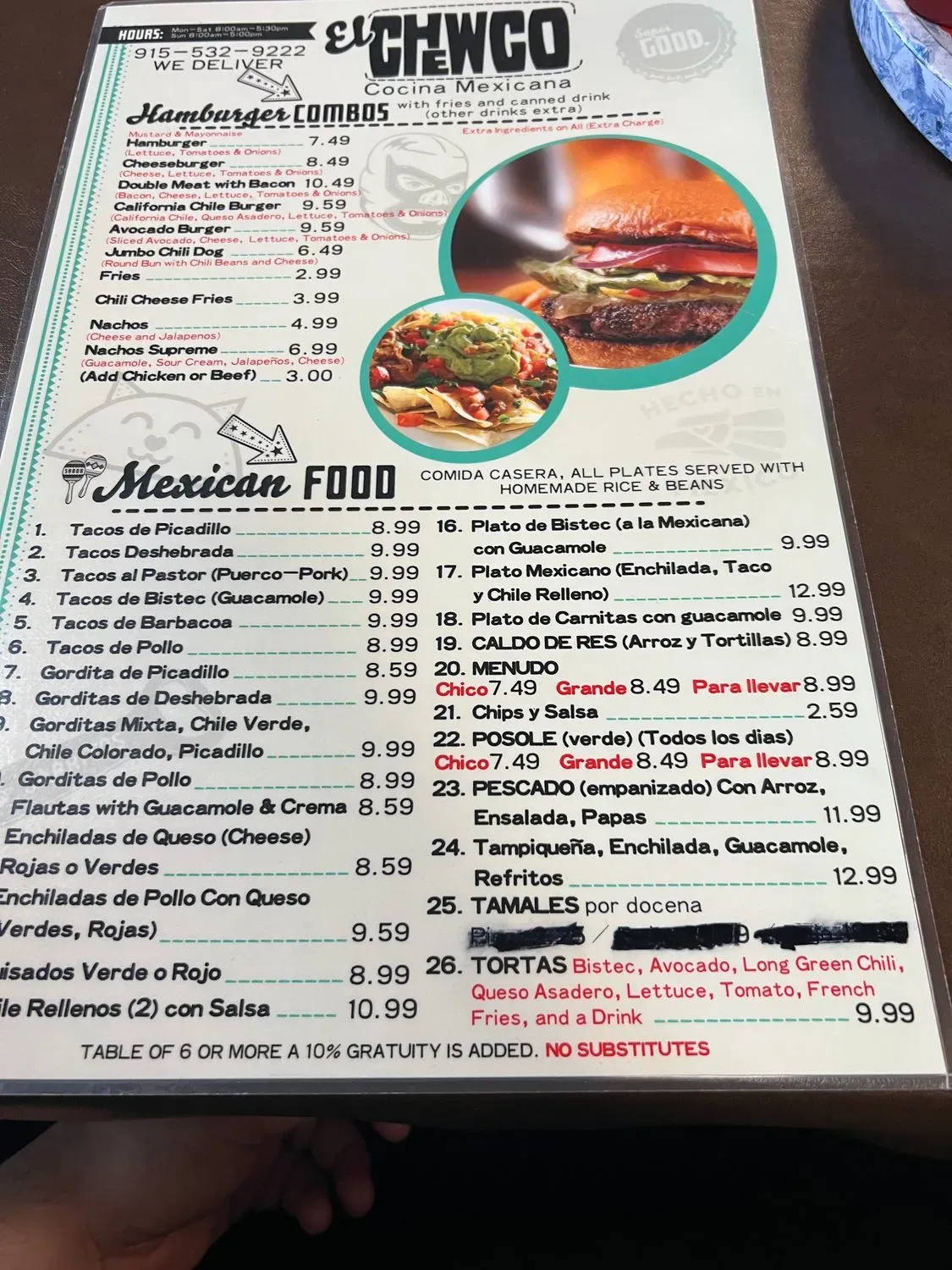 Menu 4