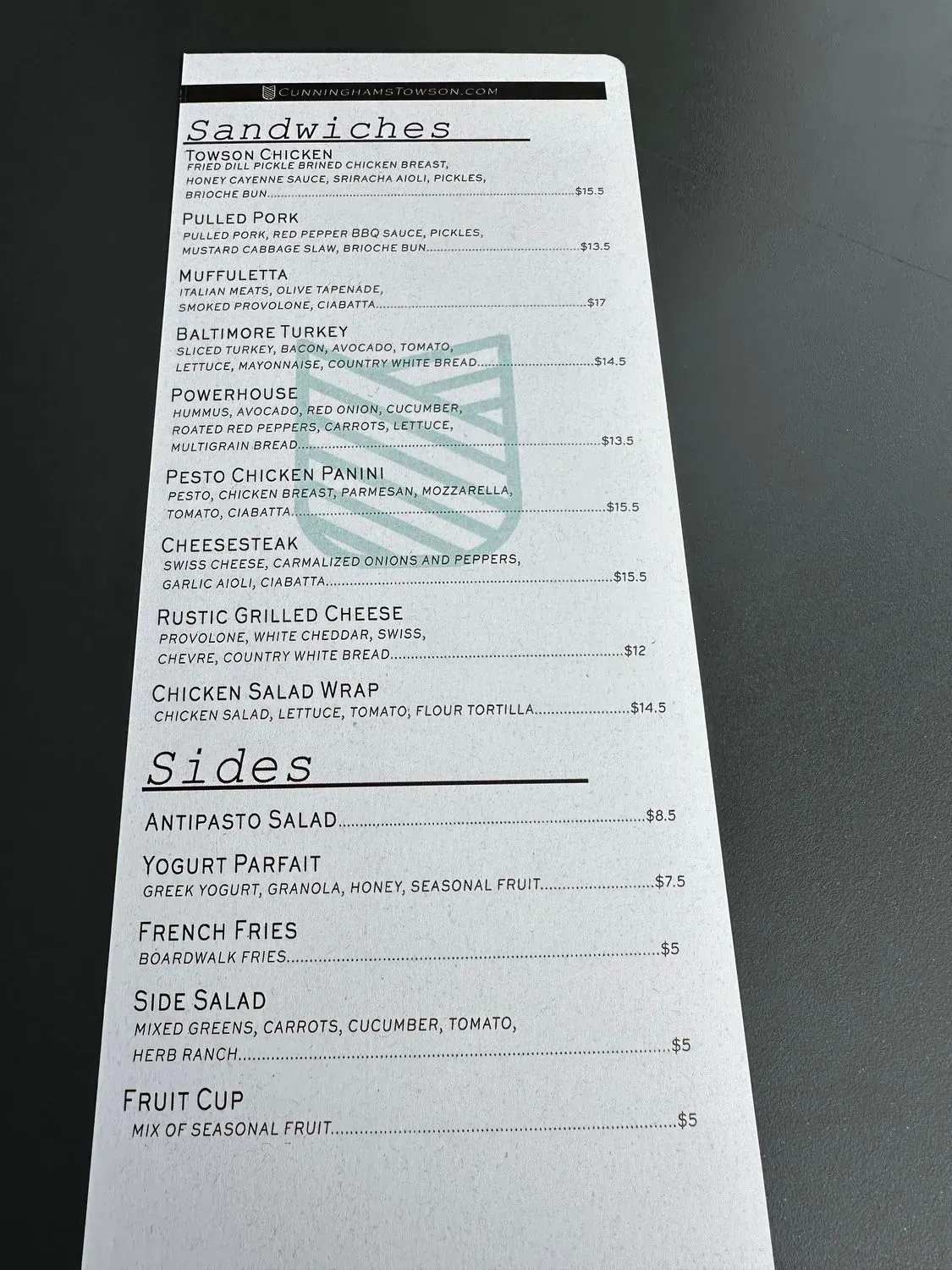 Menu 4