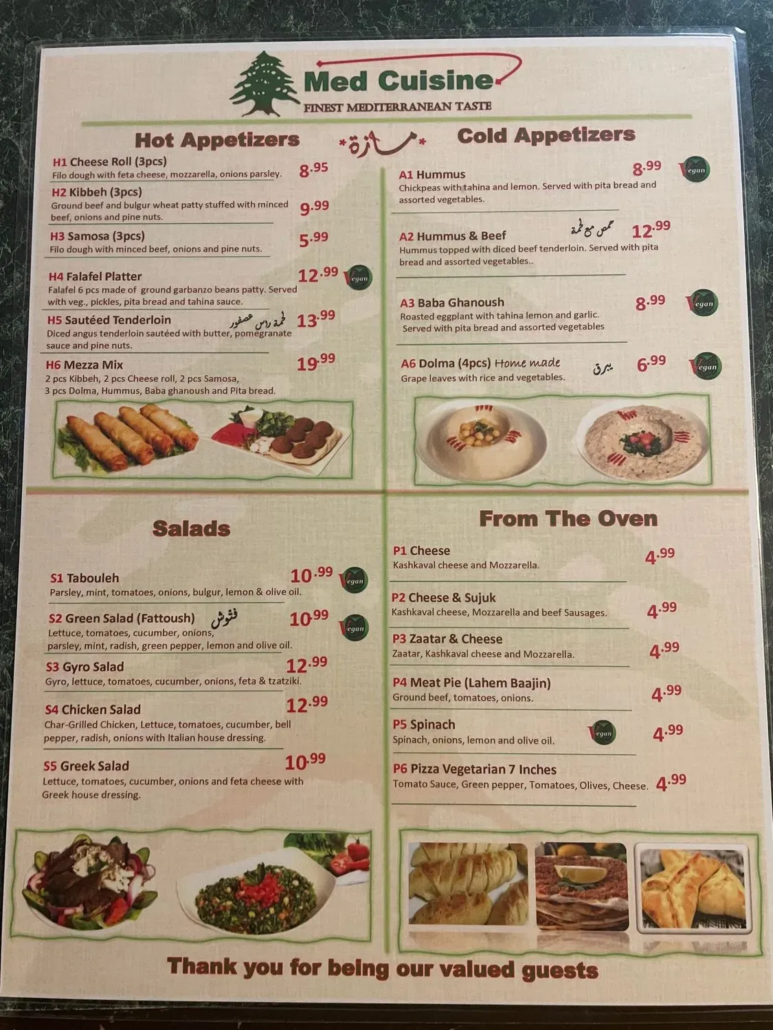 Menu 2