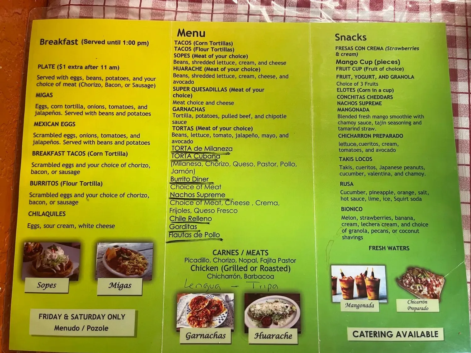 Menu 3