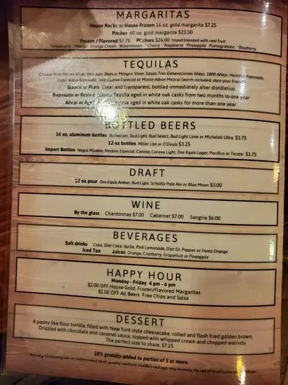 Menu 4